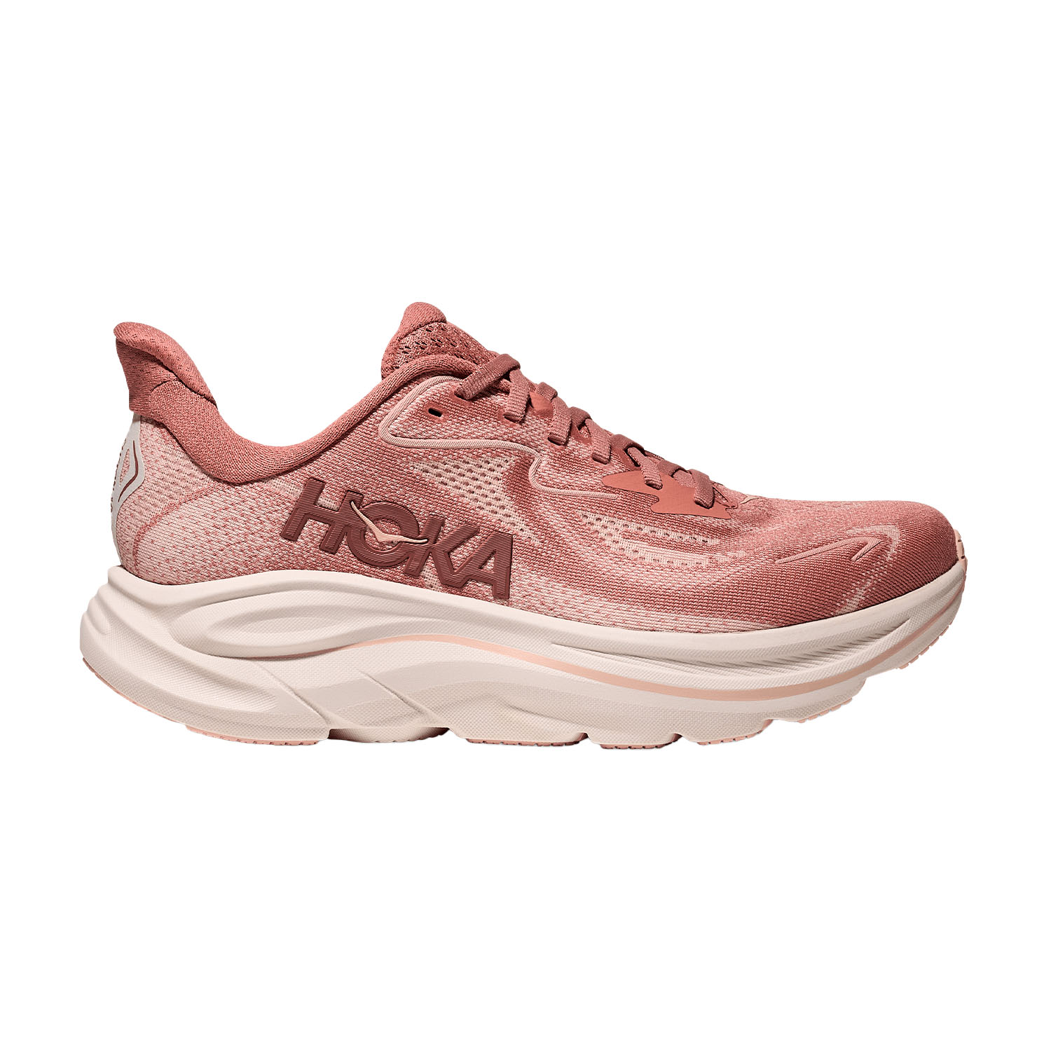 Hoka Clifton 10 Zapatillas Running Neutras Mujer Blush/Rose Latte