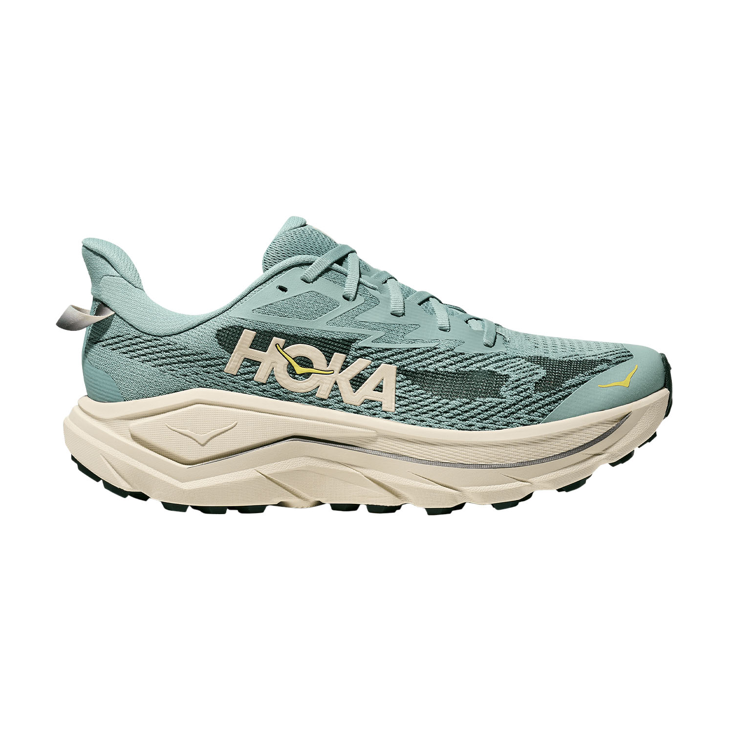 Hoka Challenger 8 Zapatillas Trail Running Hombre Jade/Truffle Salt