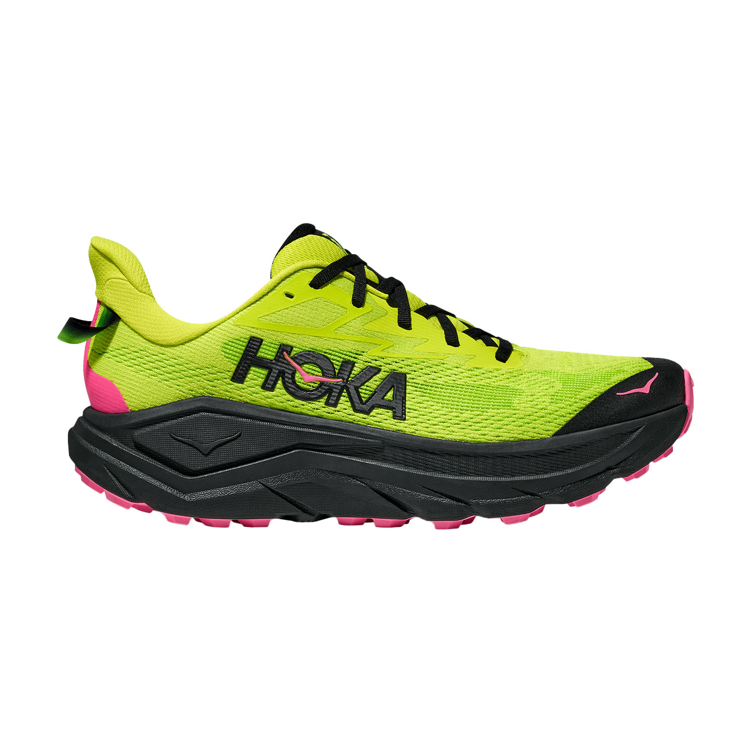 Hoka Challenger 8 Zapatillas Trail Running Hombre Neon Citrus/Black