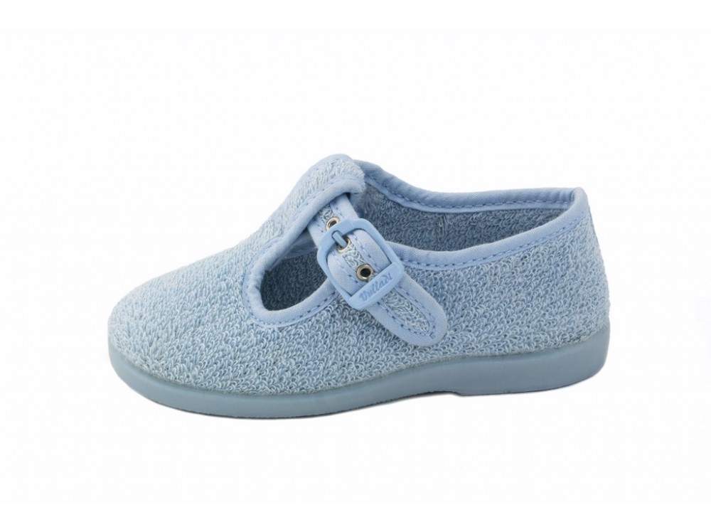 Sandalia para casa toalla celeste Vul-Ladi