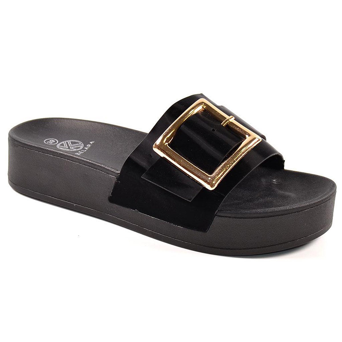 12029 KELARA Sandalia ZUECO Mujer playa o pasear. Antideslizante