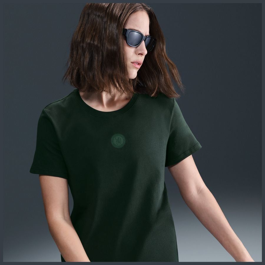 Chelsea Camiseta Crest - Verde Mujeres