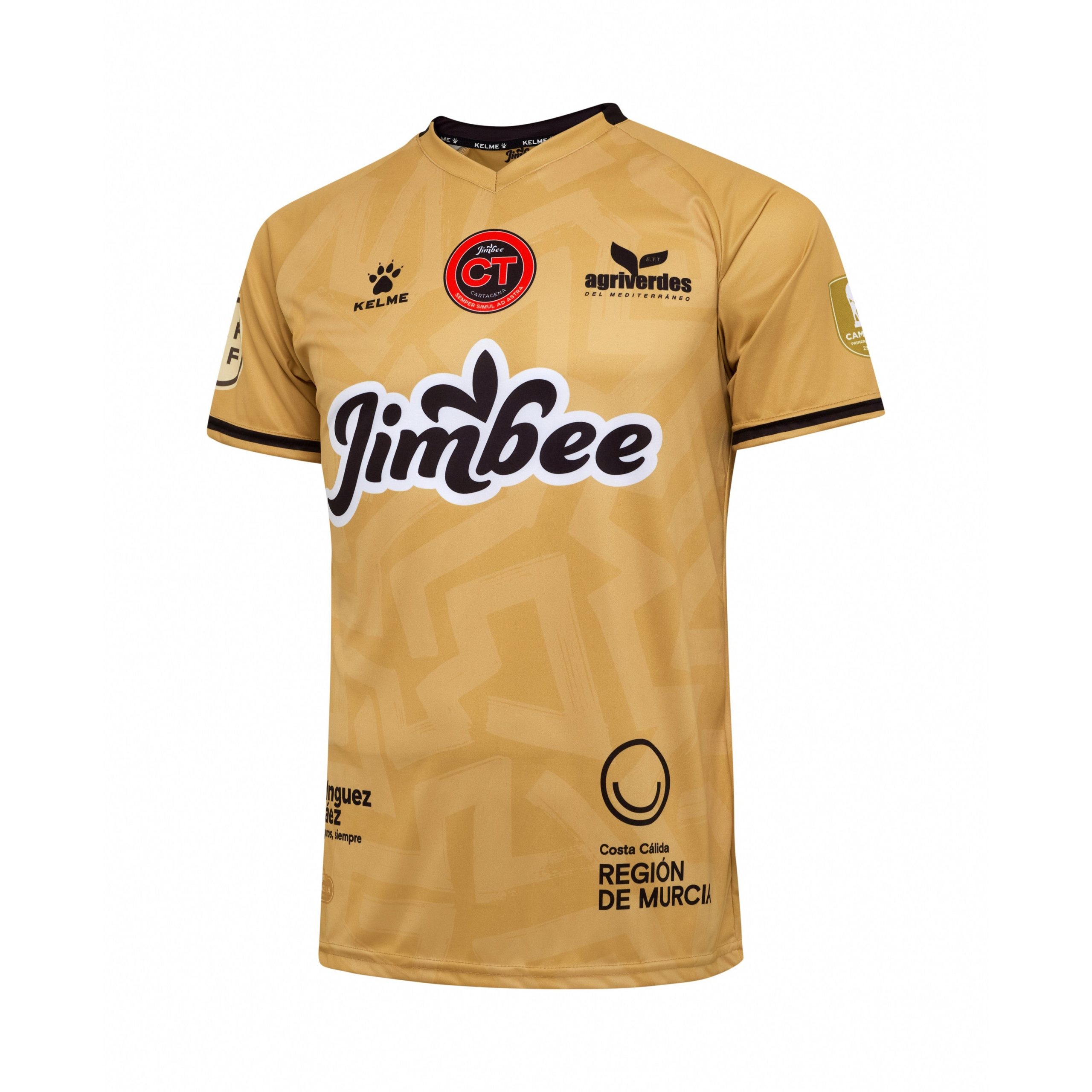 CAMISETA ORO JIMBEE CARTAGENA 24/25 AMARILLO