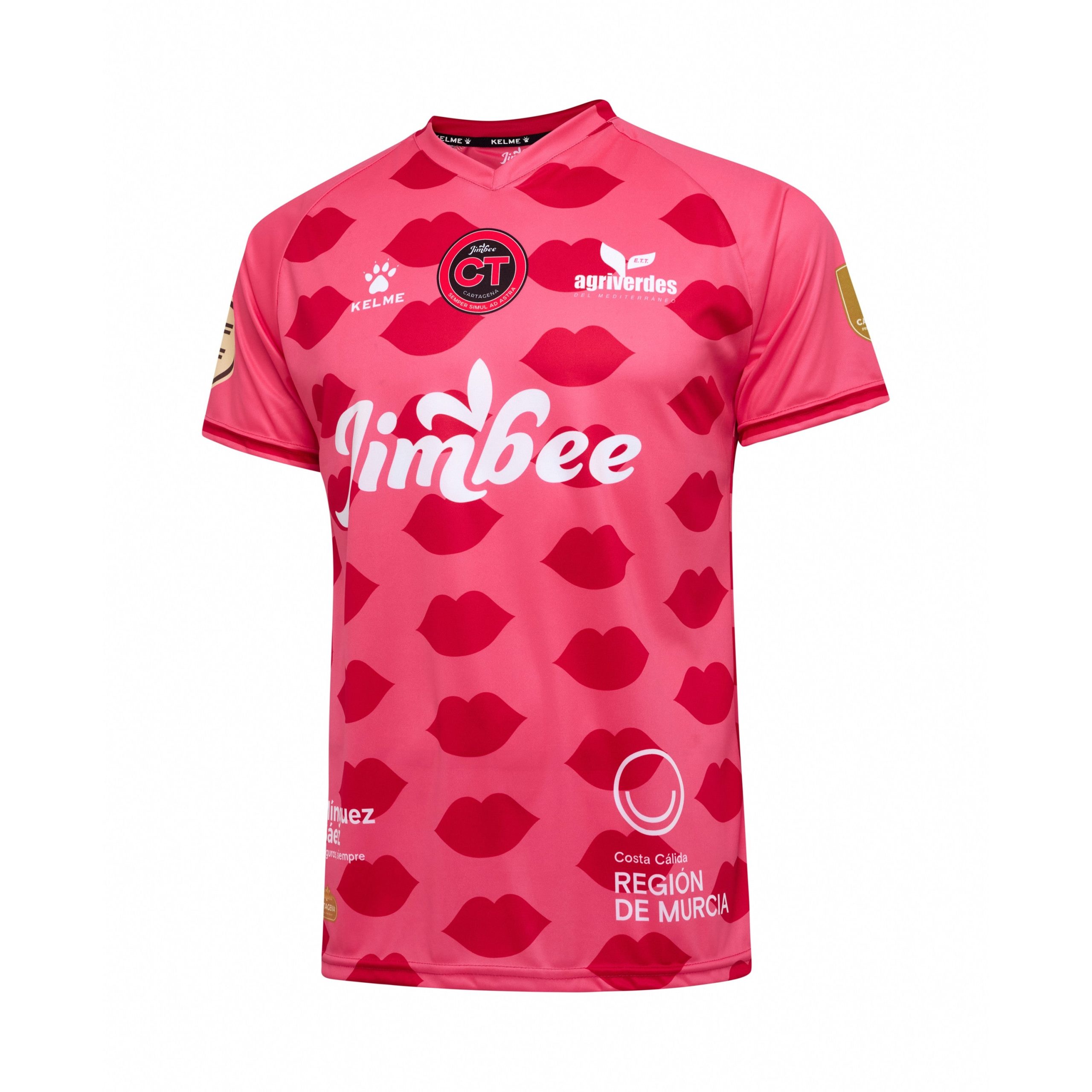 CAMISETA BESOS JIMBEE CARTAGENA 24/25 ROSA