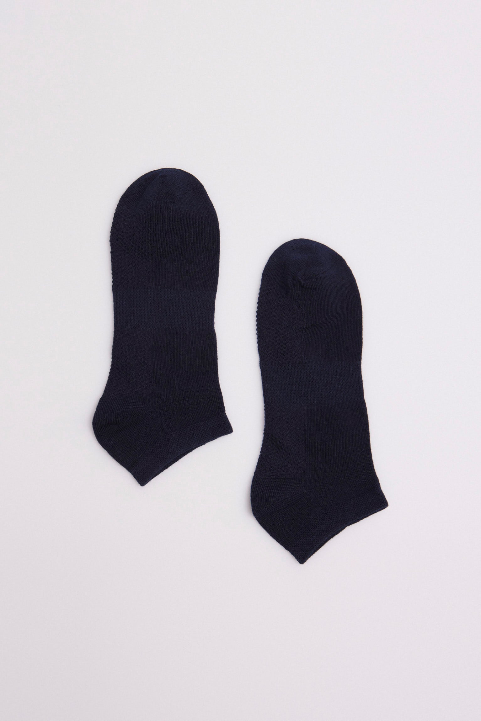 Pack 3 calcetines deportivos tobilleros algodón marino