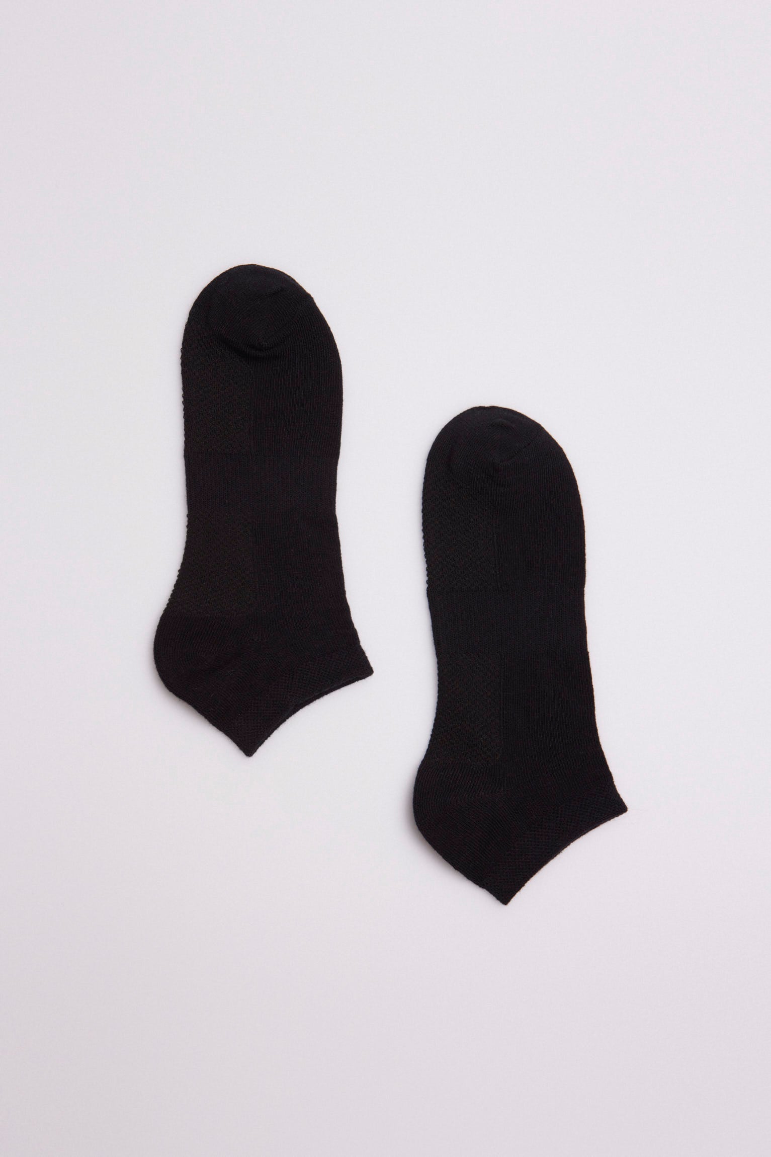 Pack 3 calcetines deportivos tobilleros algodón negro