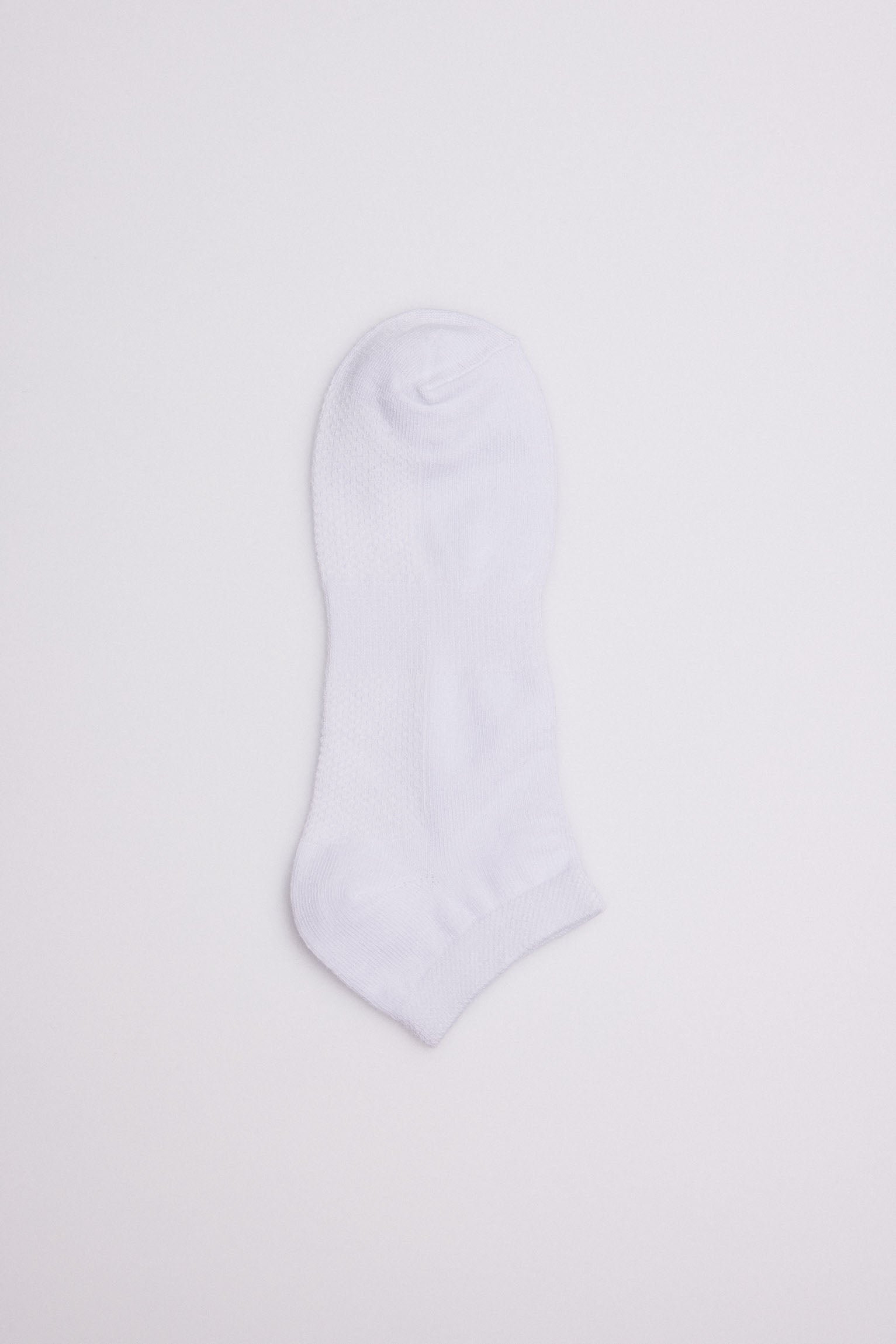 Pack 3 calcetines deportivos tobilleros algodón blanco