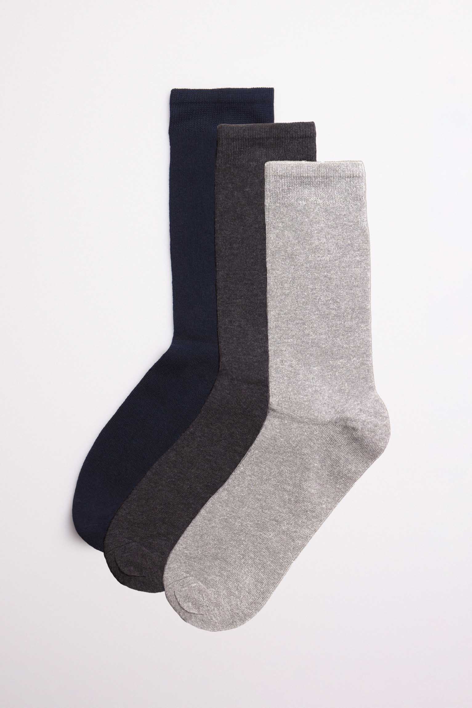 Pack 3 calcetines básicos mujer tonos neutros
