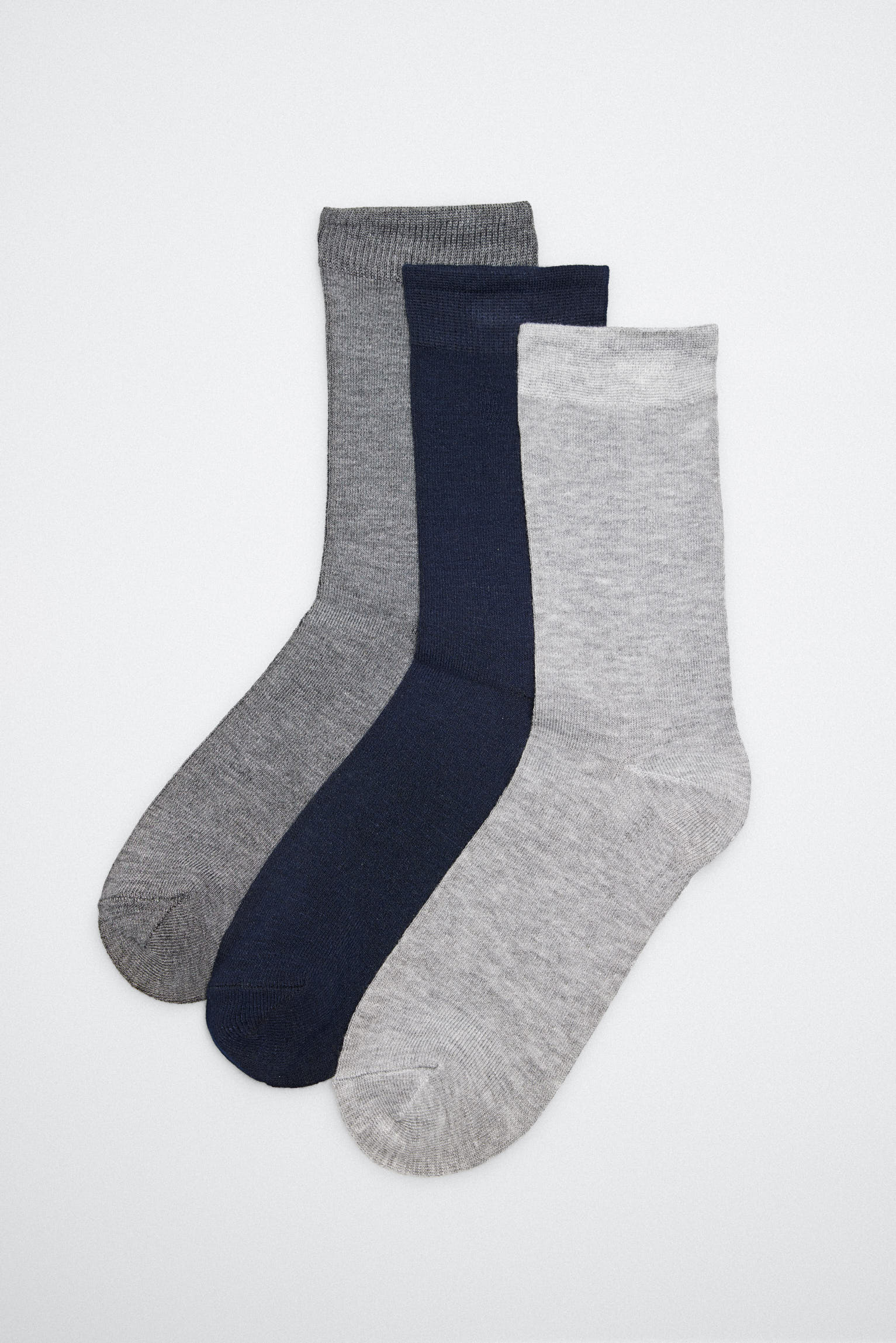 Pack 3 calcetines bambú colores neutros