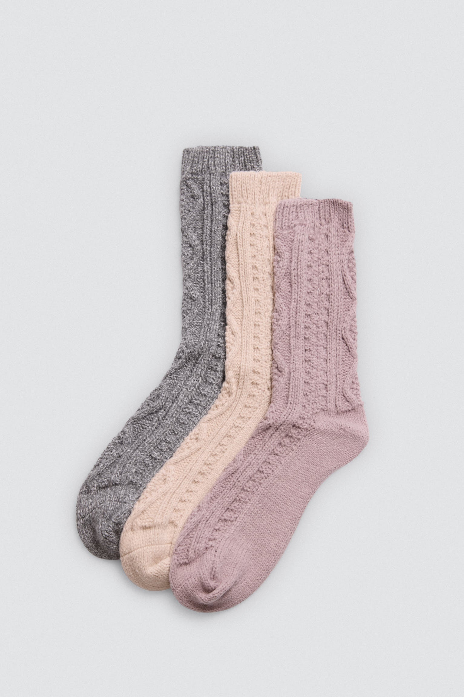 Pack 3 calcetines mujer extra suaves textura jersey