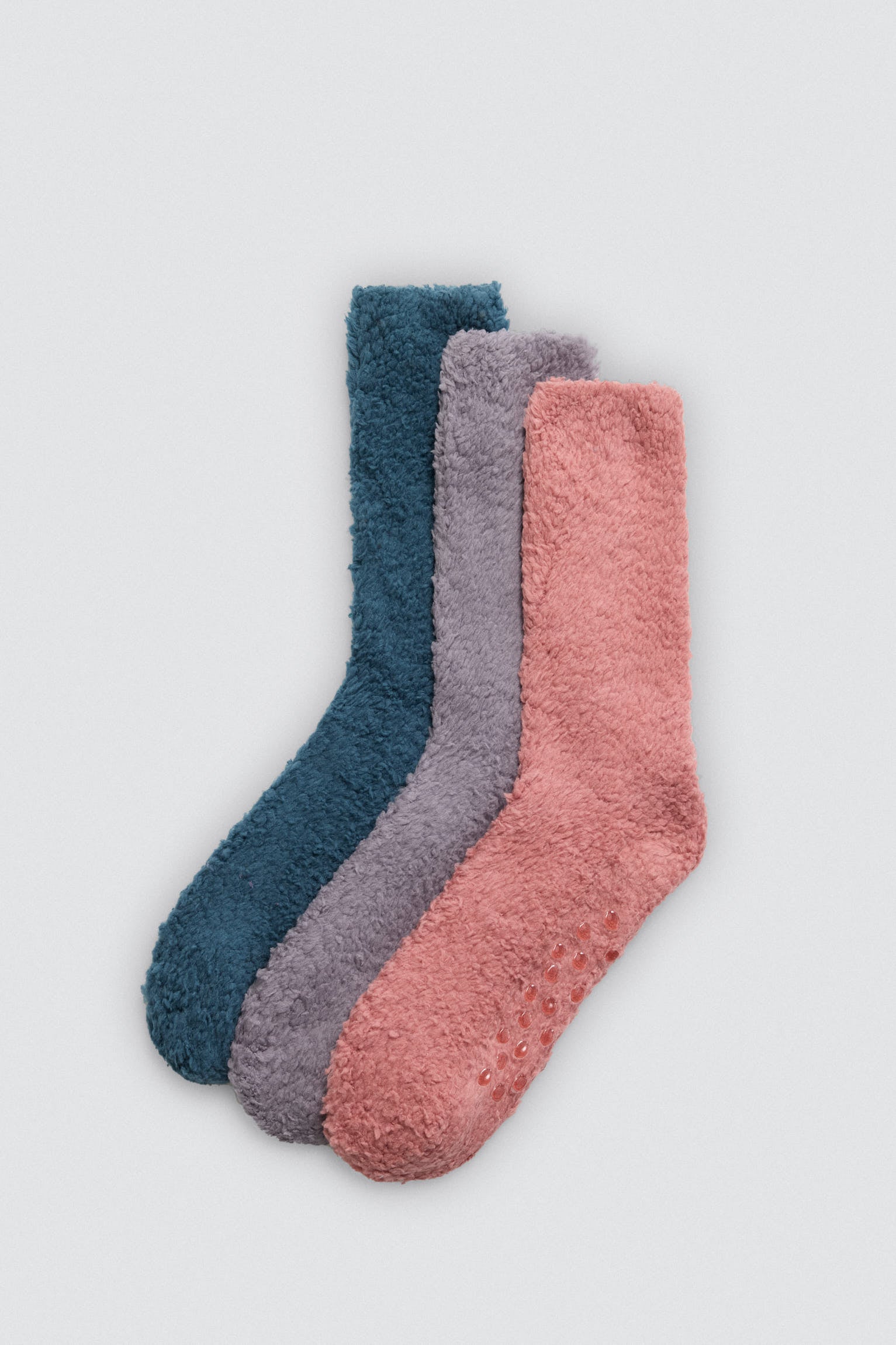 Pack 3 calcetines mujer extra suaves antideslizantes