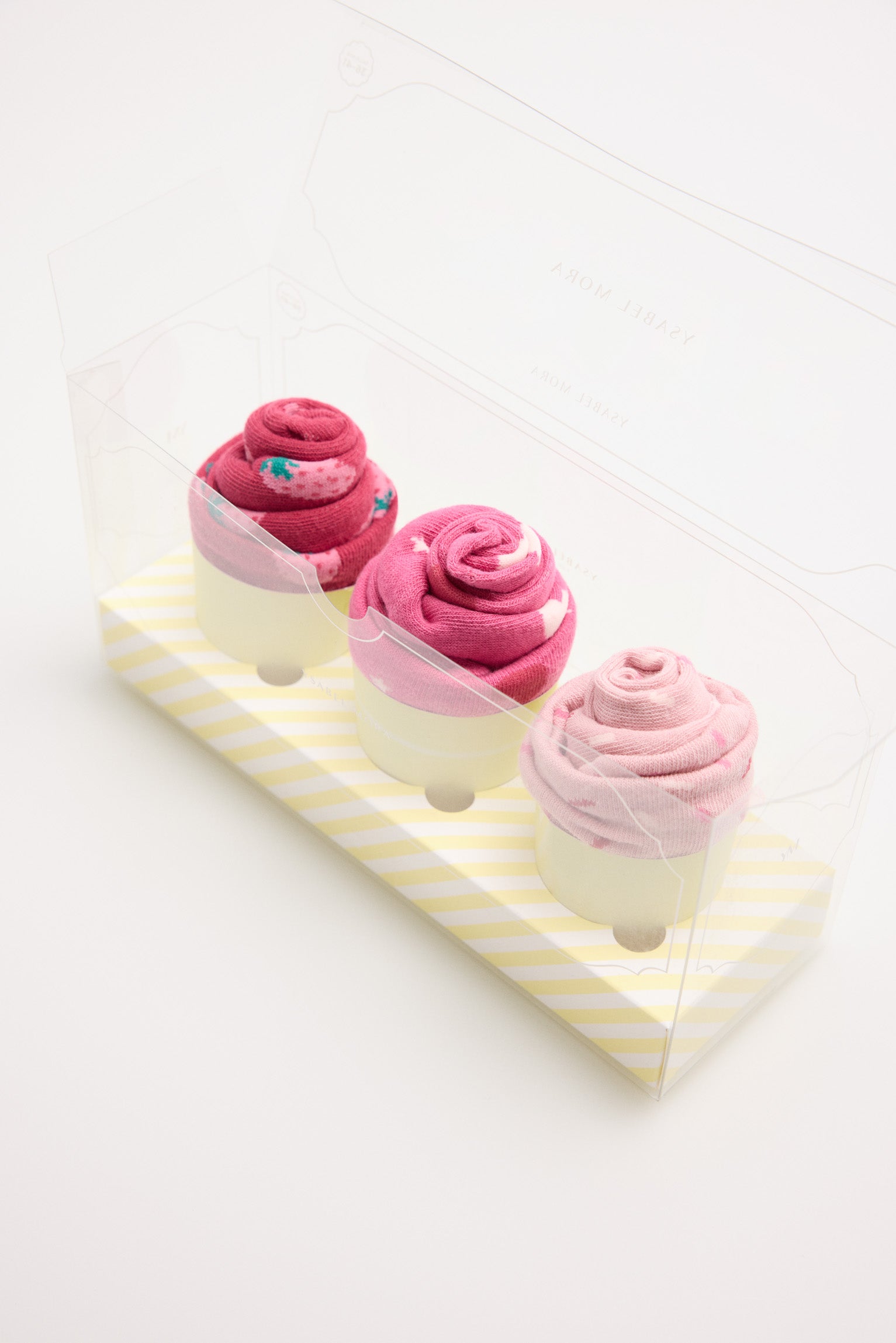 Pack regalo 3 calcetines Strawberry muffins