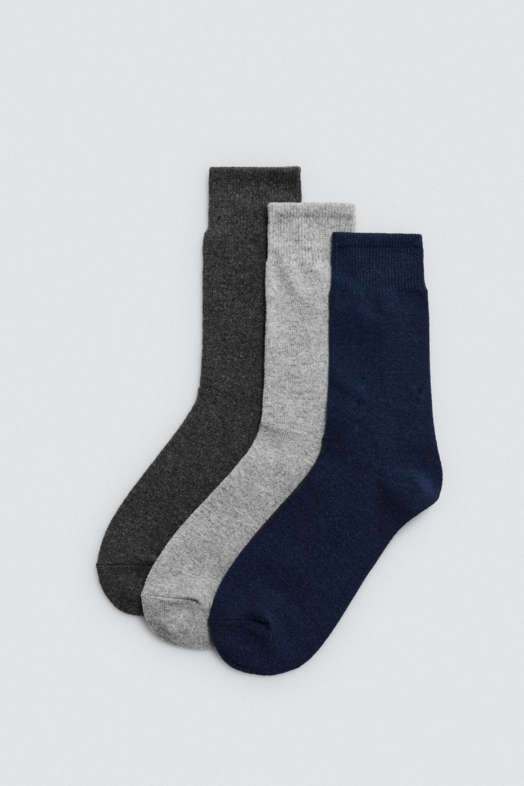Pack 3 calcetines lana tonos oscuros