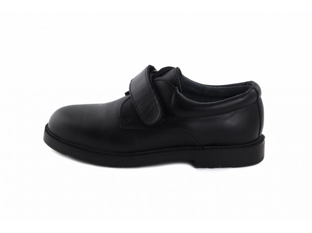 Zapato velcro piel negro 131 Pepa&Cris