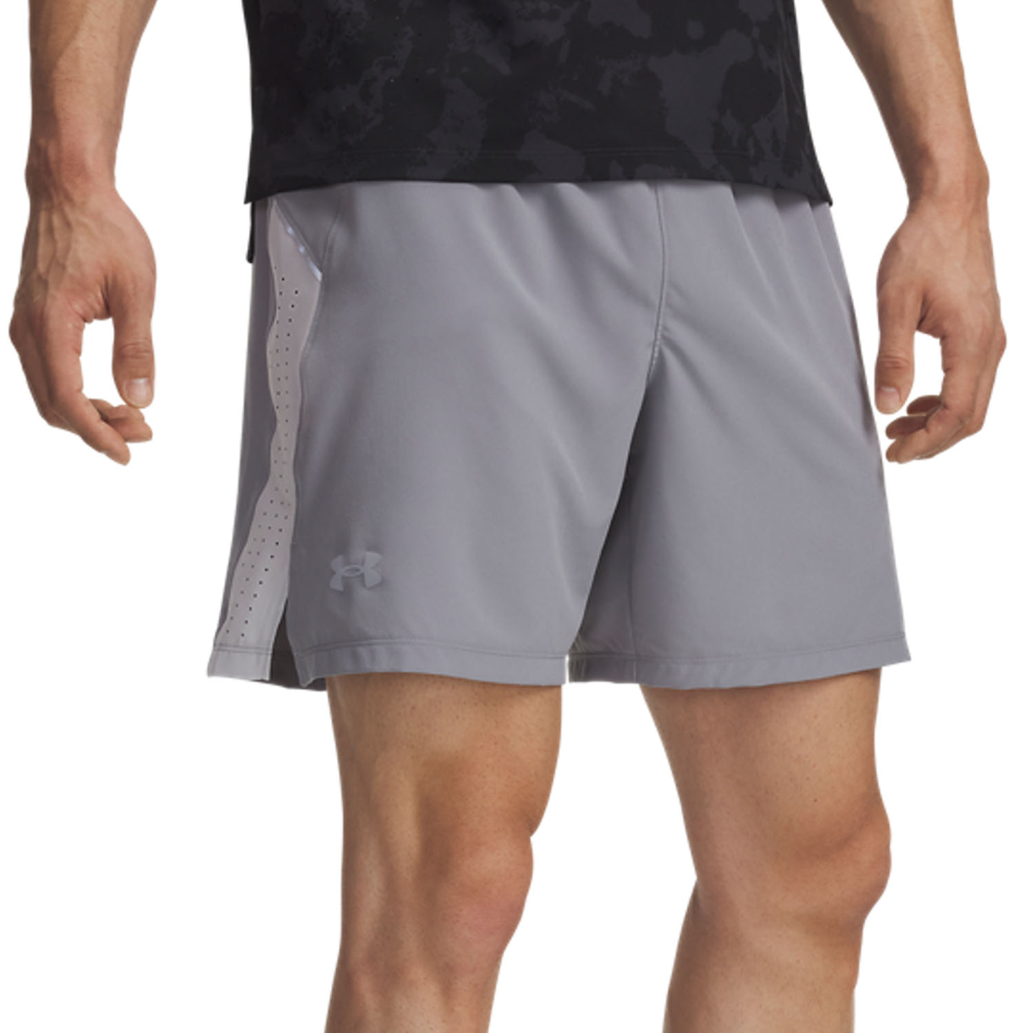 Under Armour Launch Elite 7in Shorts Steel/Halo Gray/Reflective