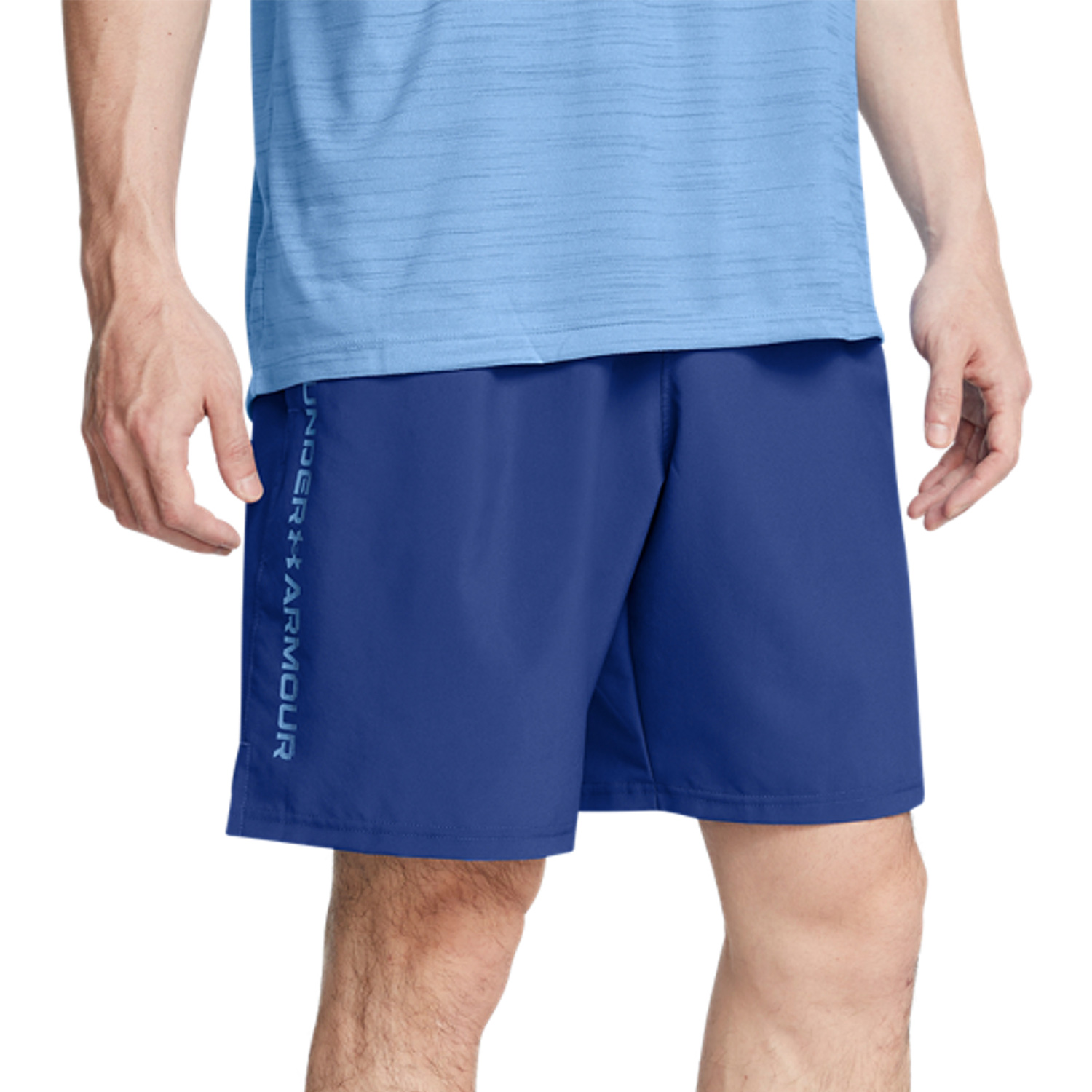Under Armour Woven Split 9in Shorts Tech Blue/Horizon Blue