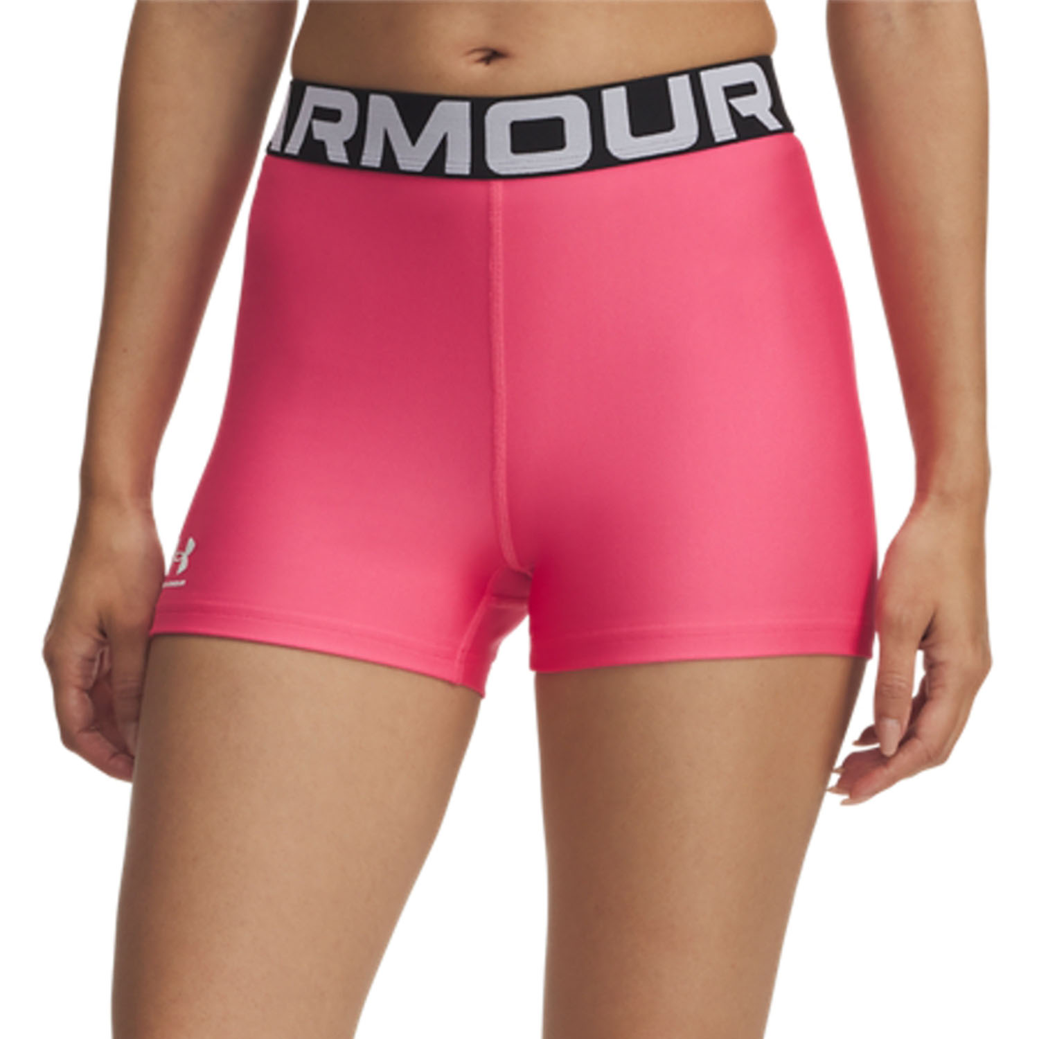 Under Armour HeatGear Authentics 3in Shorts Super Pink/White