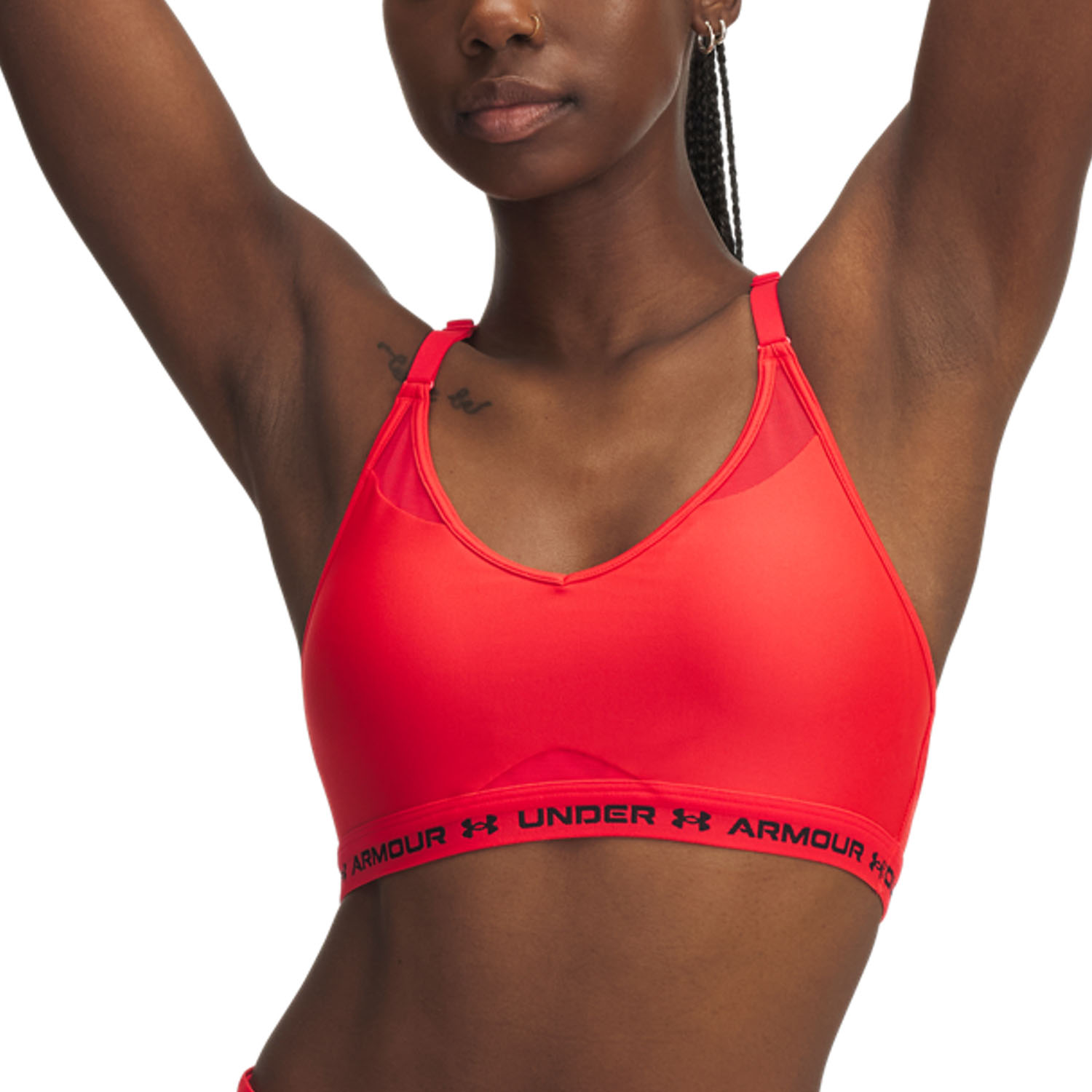 Under Armour Crossback Low Sujetador Deportivo Racer Red/Black