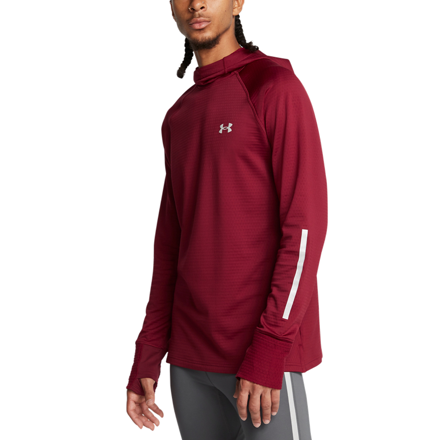 Under Armour Launch Elite Sudadera Cardinal/Reflective