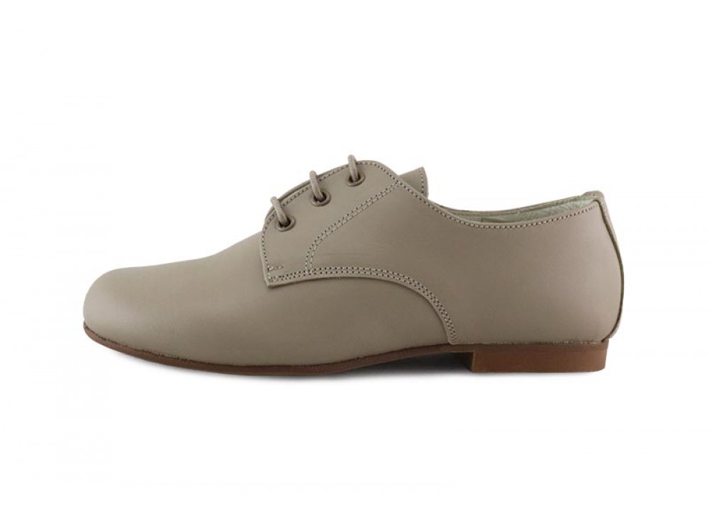 Zapato ingles piel taupe Jeromín