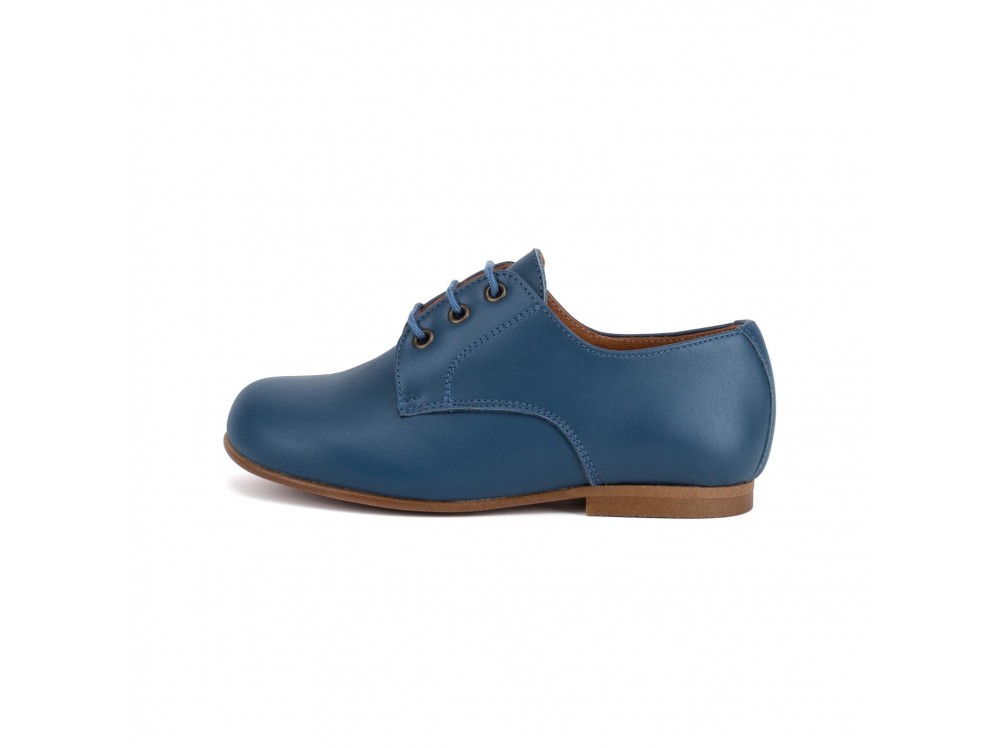 Zapato ingles en piel azafata y suela de goma 141 Jeromín