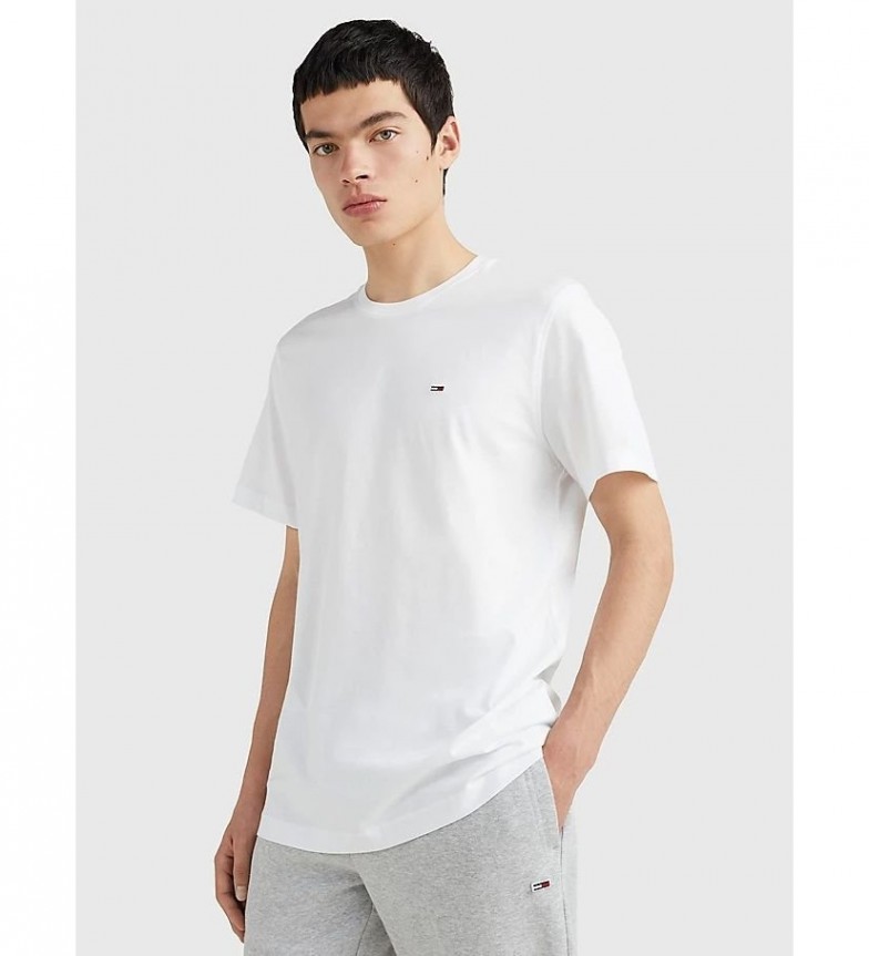 Tommy Jeans Camiseta TJM Original Jersey blanco
