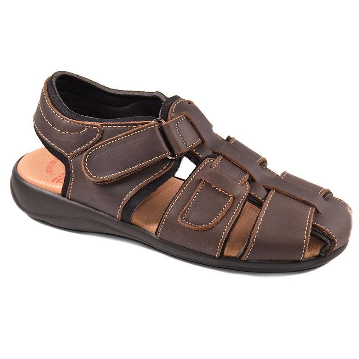 15 DUENDY SANDALIA Hombre. | Piel | Pies delicados | Velcro