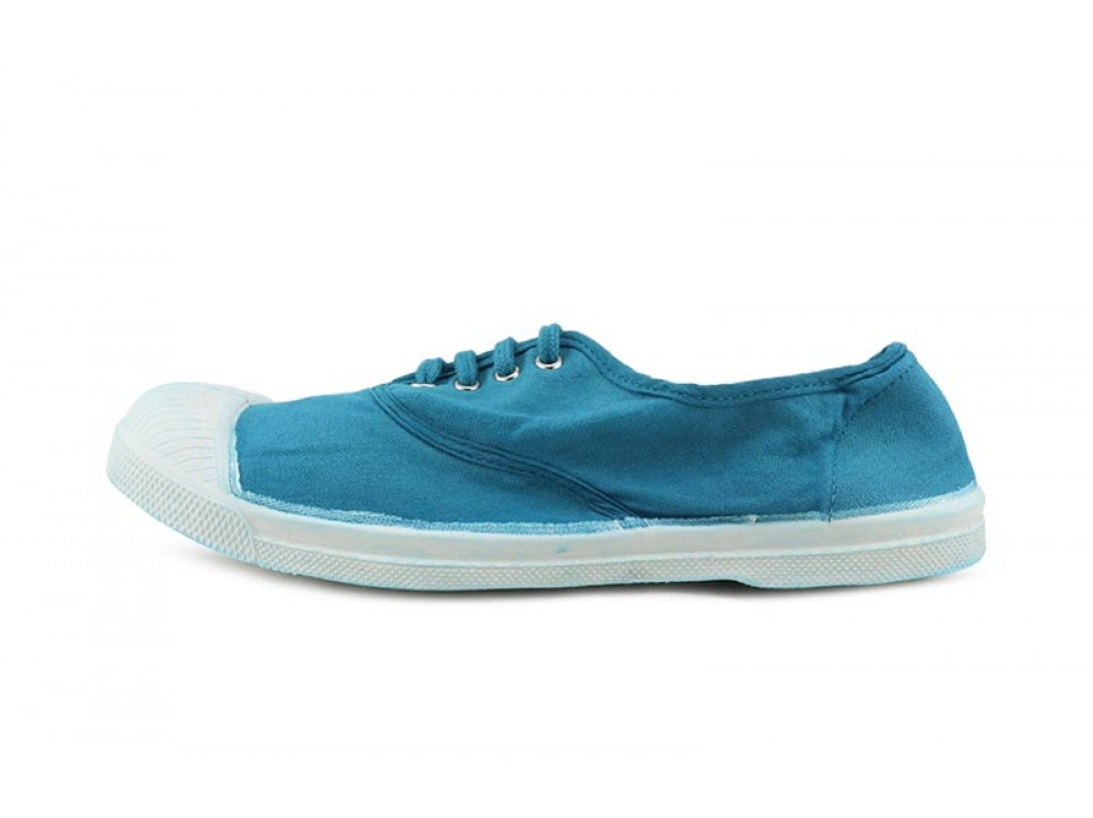 Lona azul pavo cordón Bensimon