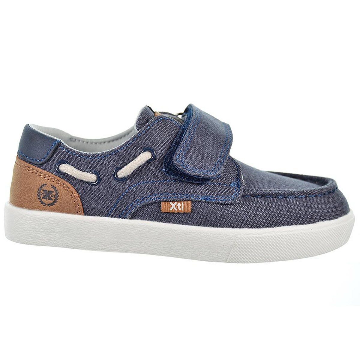 150427 Xti Kids Zapato Náutico Textil Velcro Niño