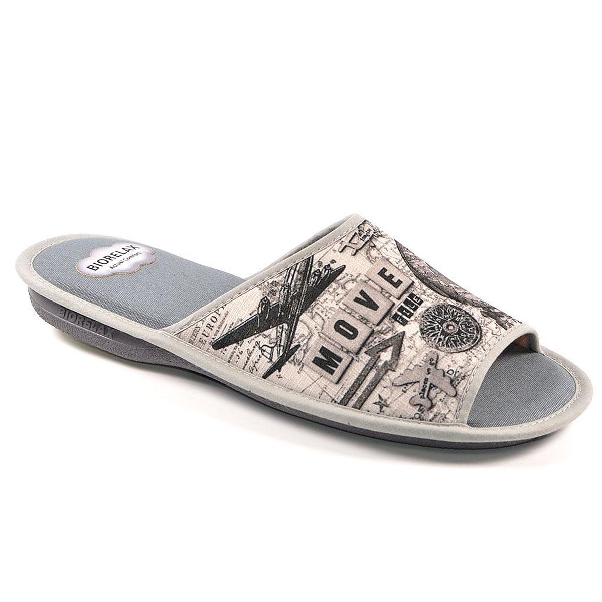 1580 BIORELAX Zapatilla Casa CHANCLA Hombre. Pies delicados