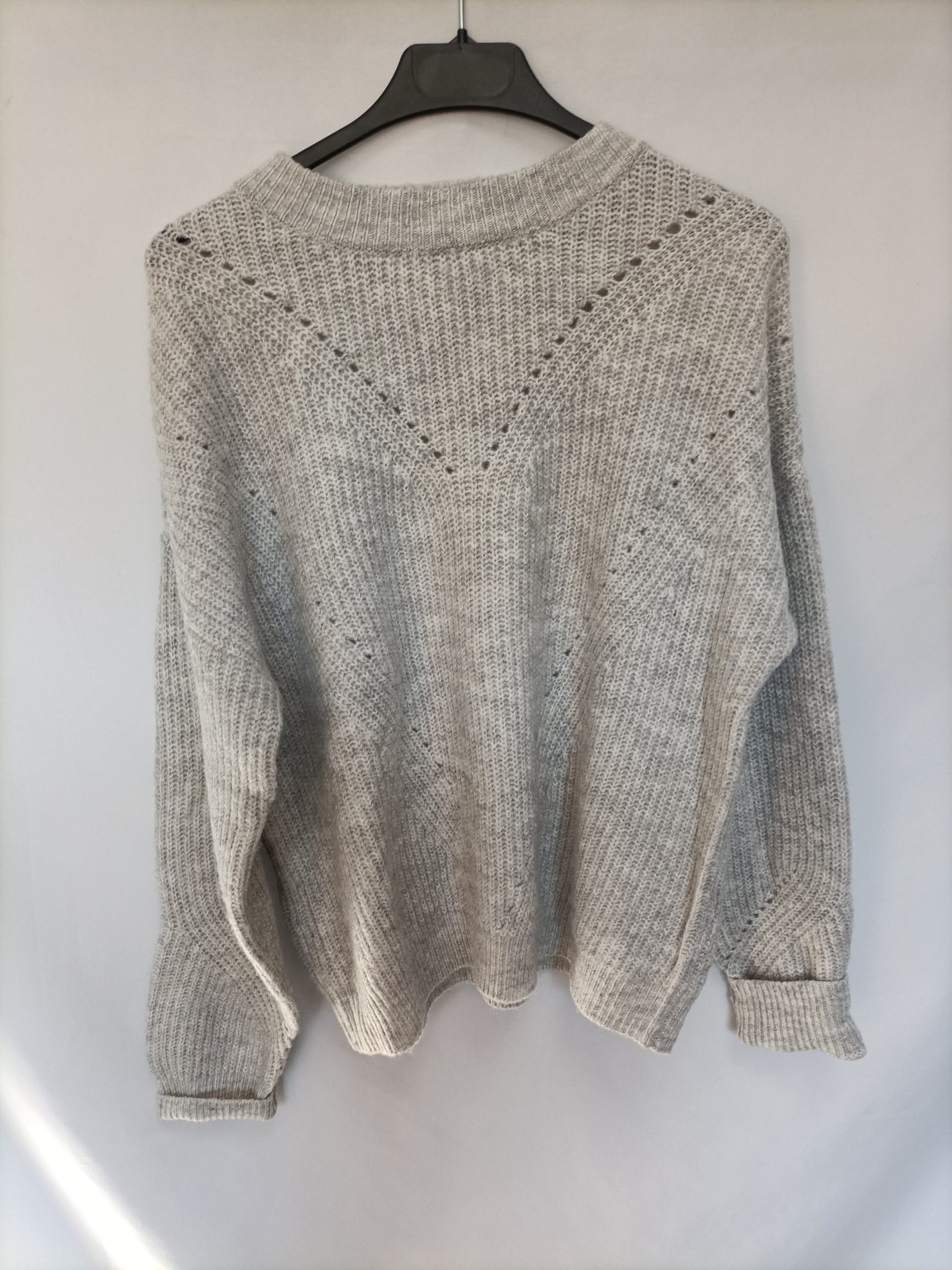 OTRAS. Jersey gris jaspeado T.u (s)