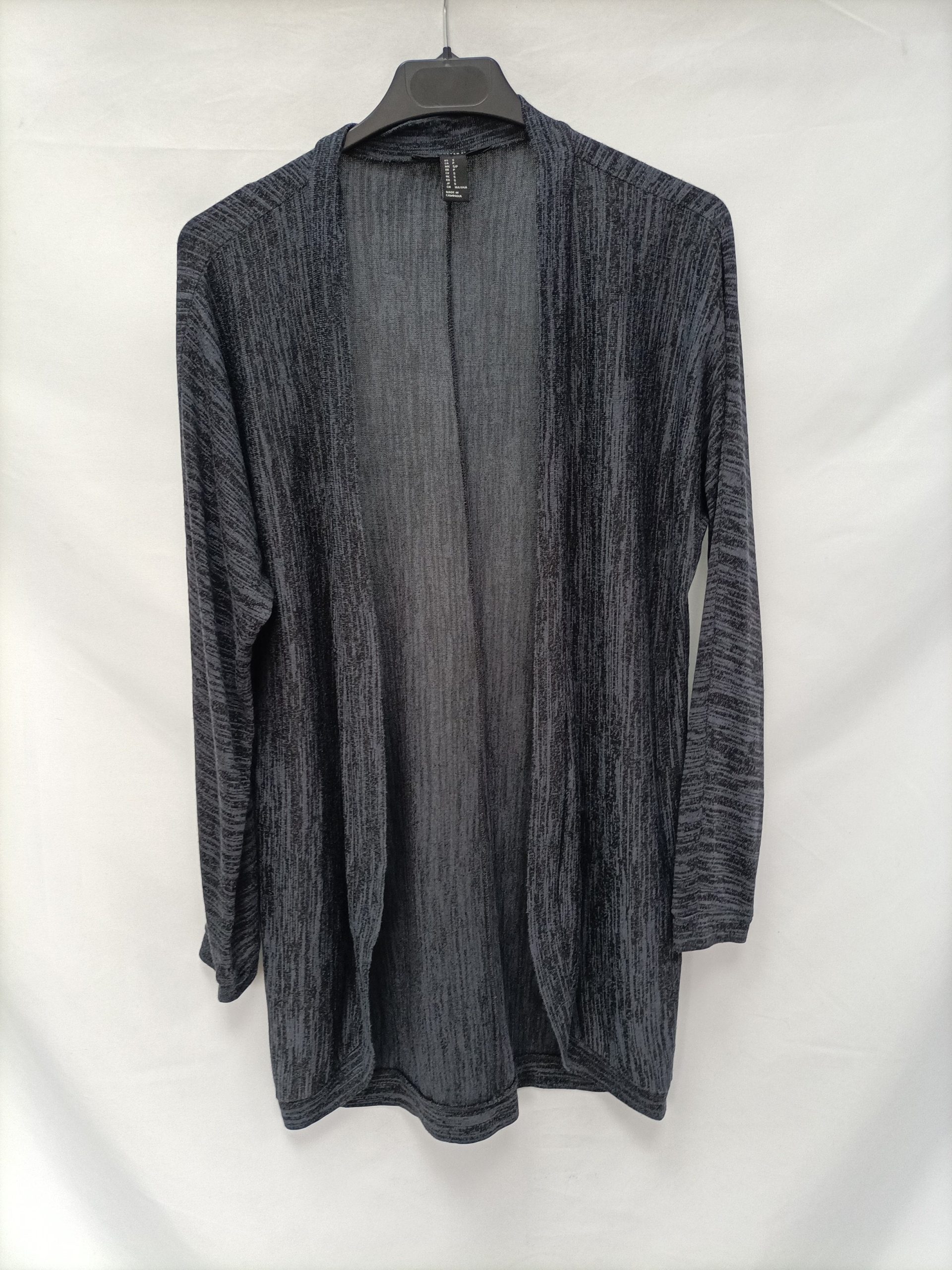 FOREVER21. Cárdigan jaspeado azul T.s