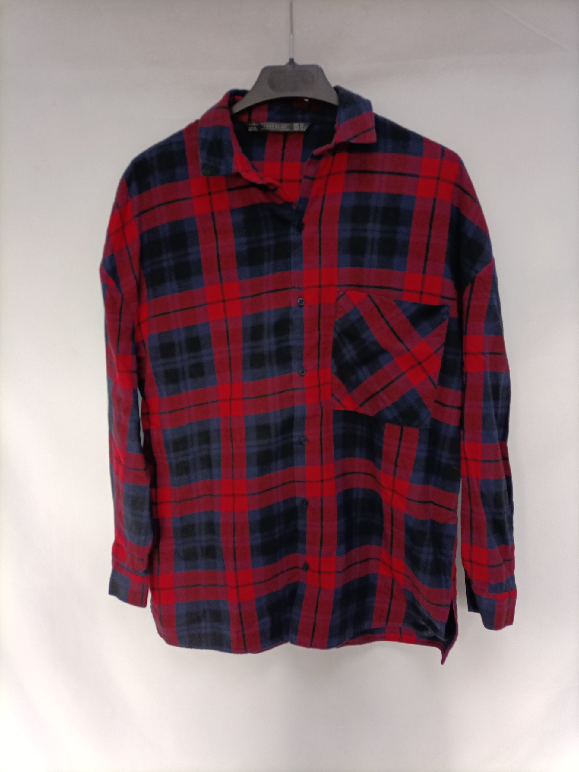 ZARA. Camisa cuadros leñador T.xs