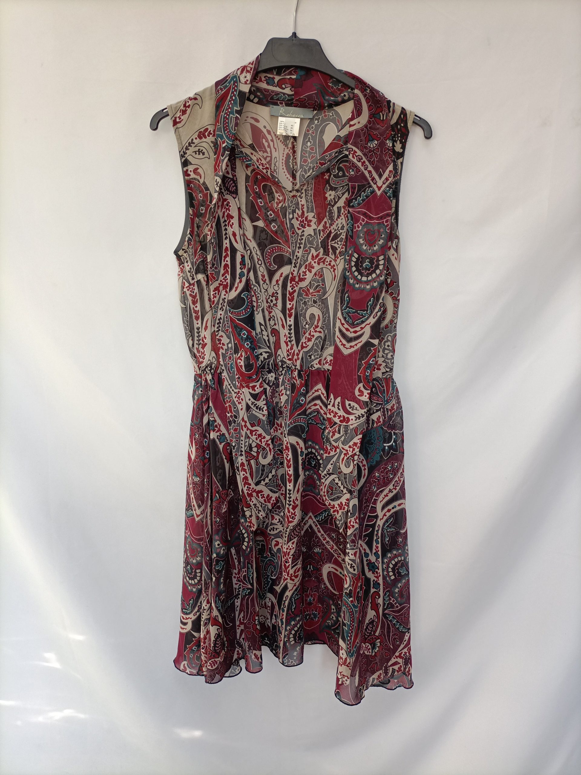 REBECCA. Vestido amebas T.36