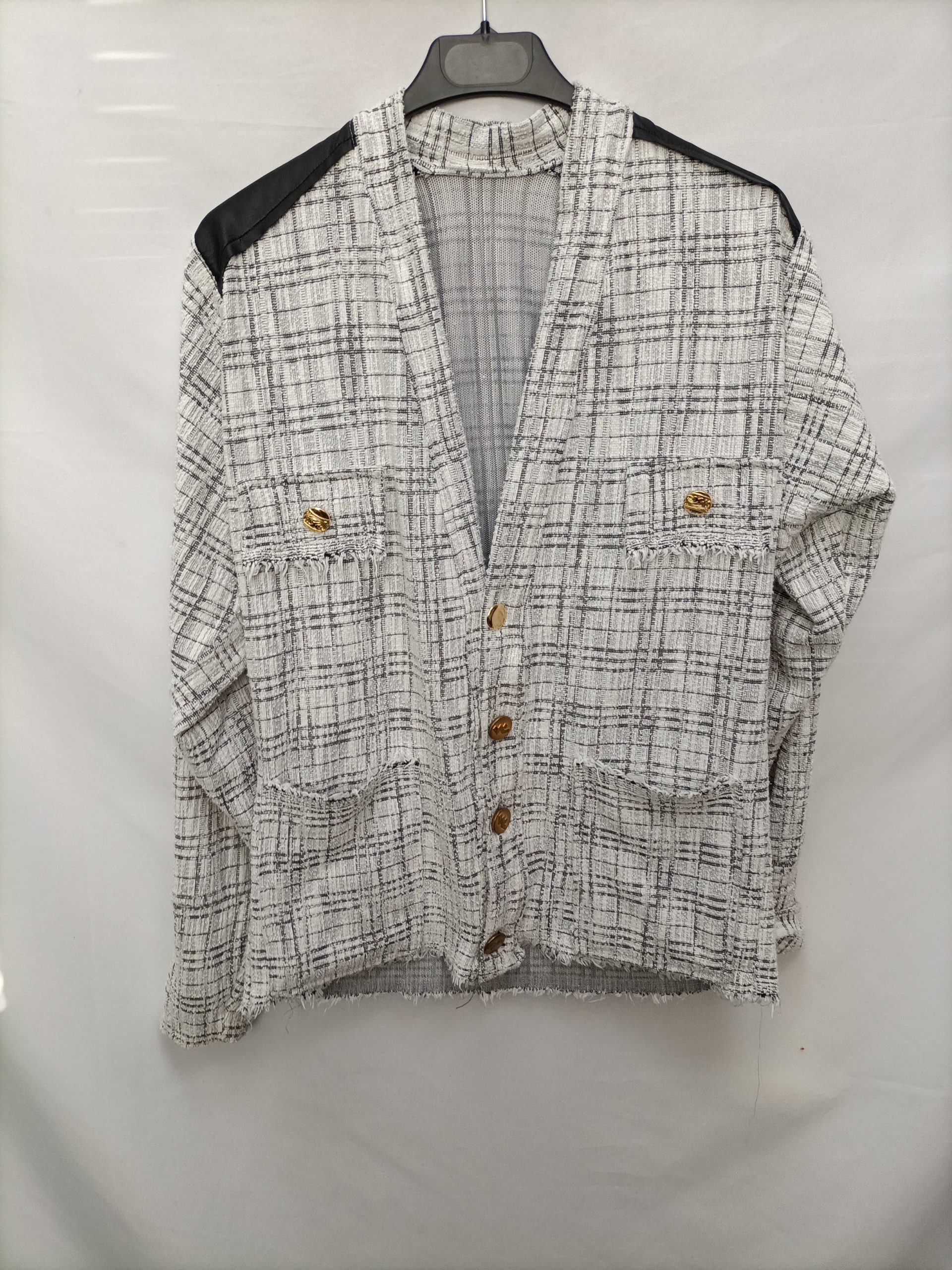 OTRAS. Blazer/blusa tweed T.u (m)