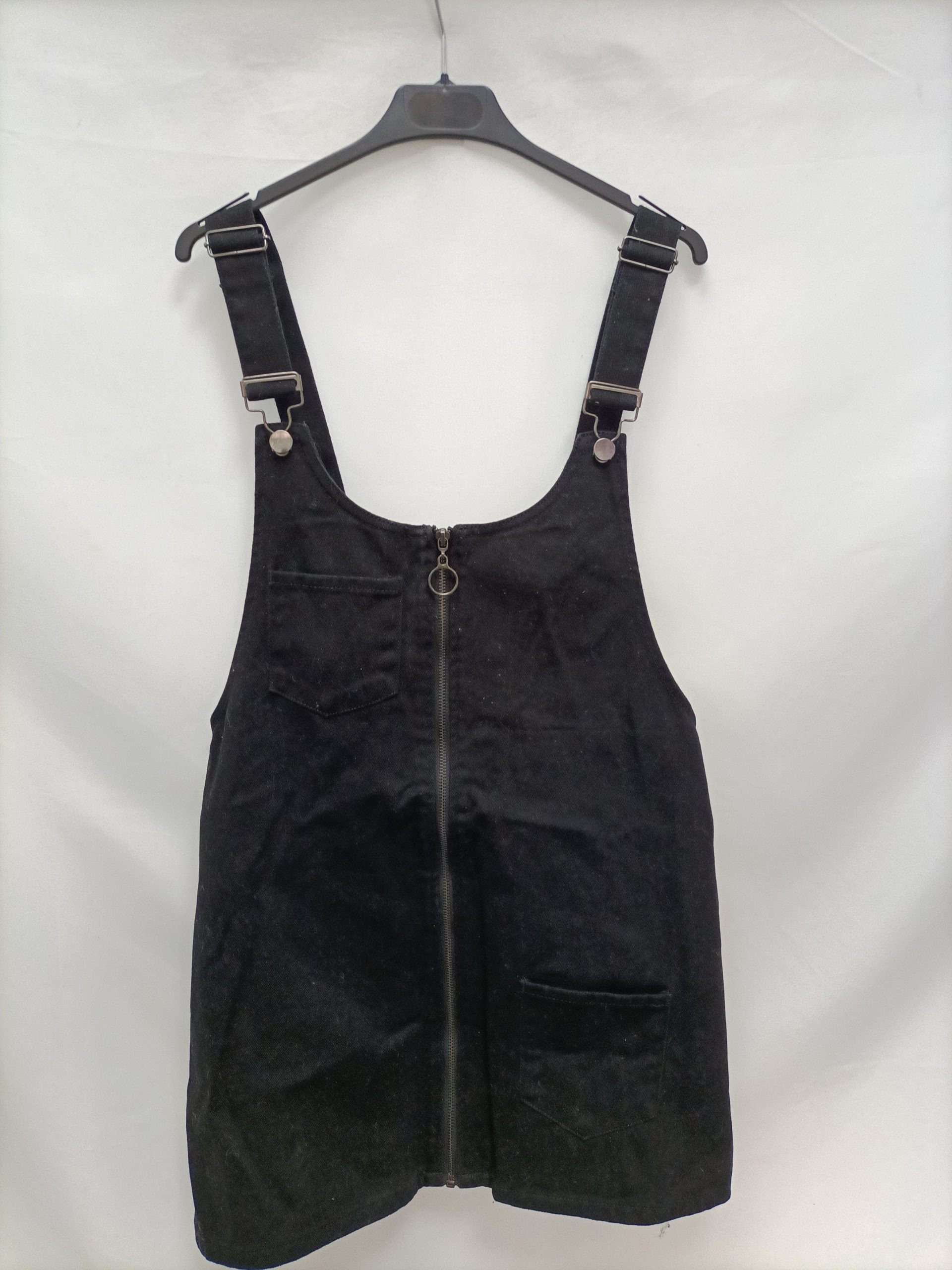 FOREVER21. Peto denim negro T.m