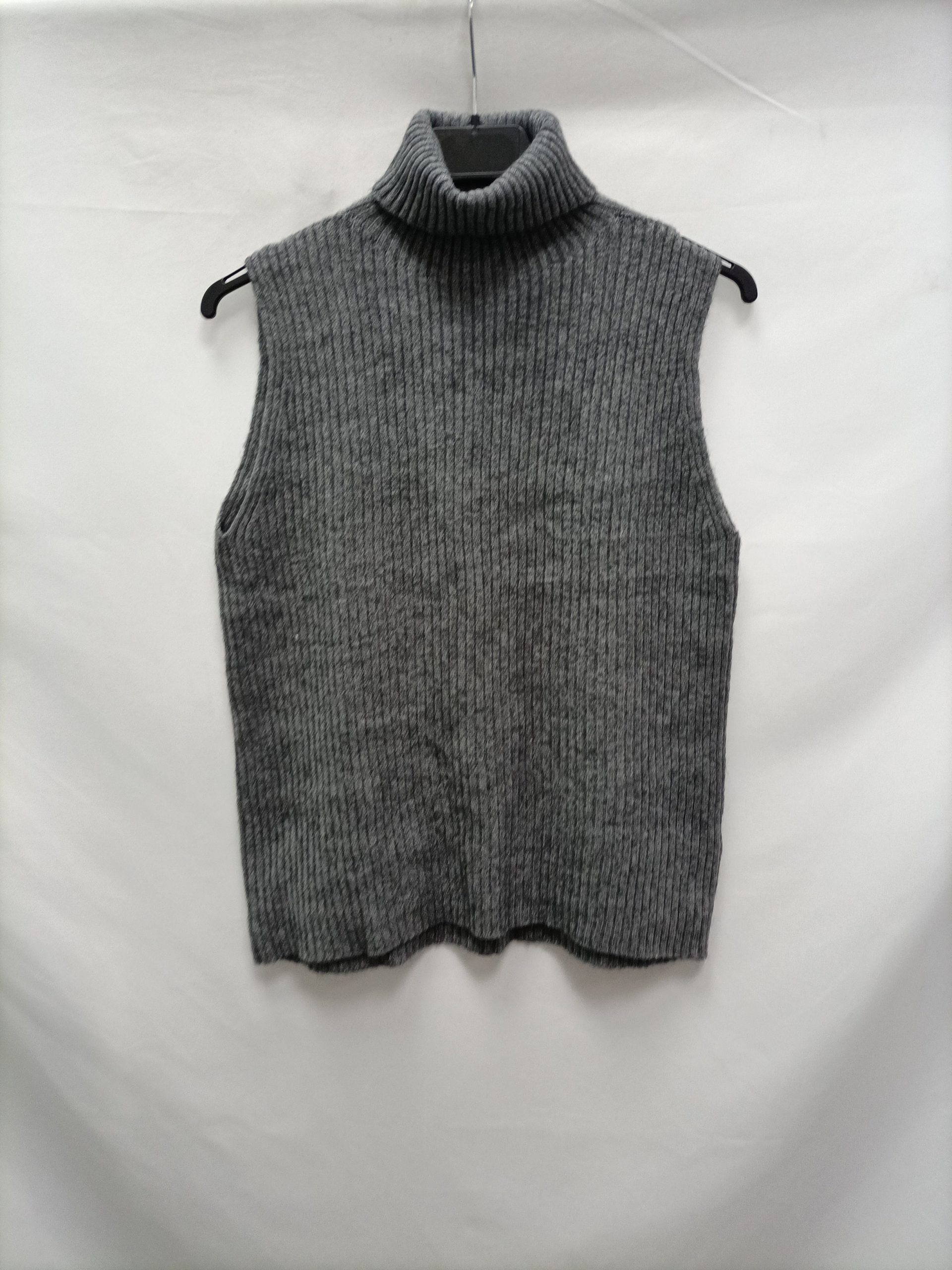 WITE&ONE. Jersey sin mangas gris T.u (m)