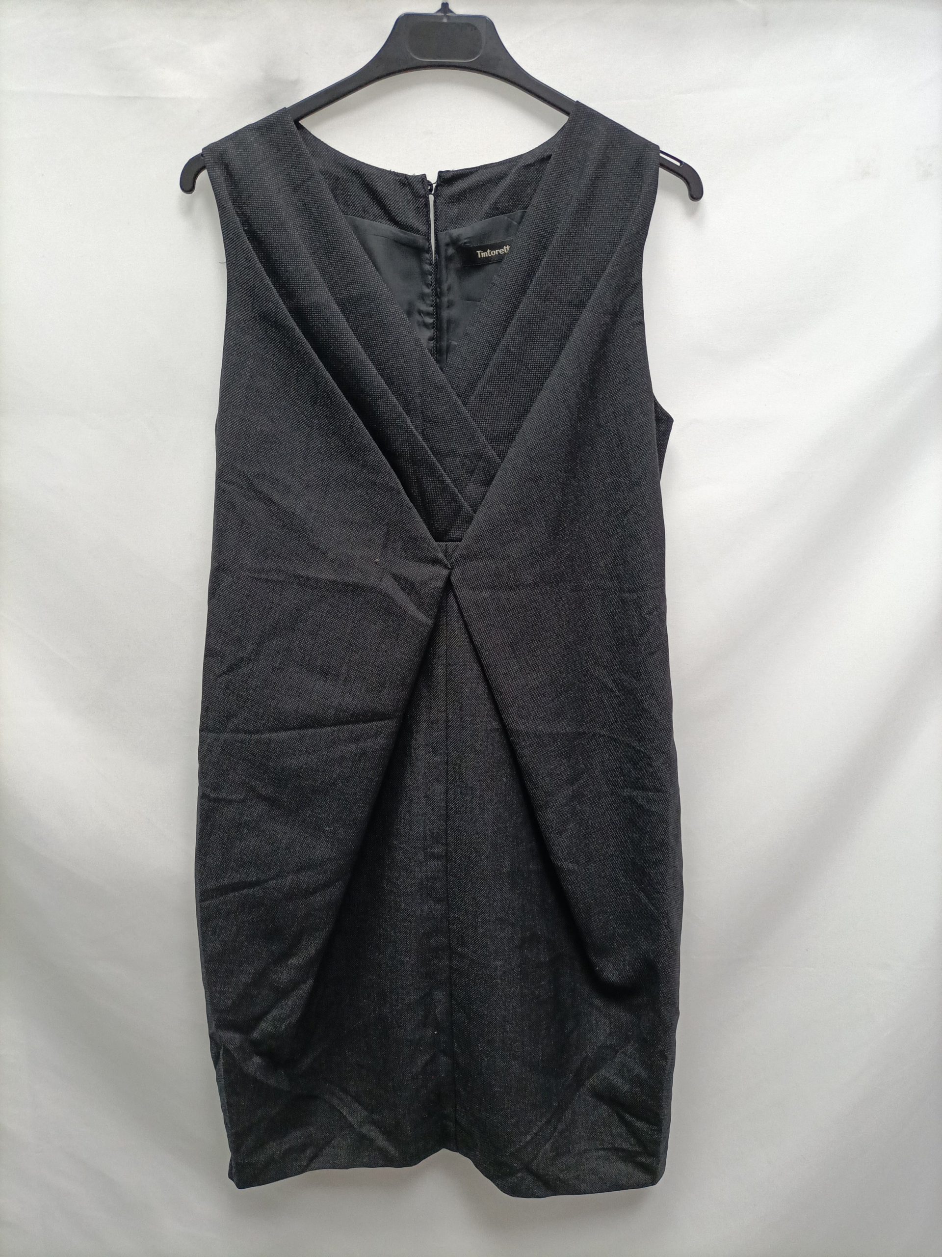 TINTORETTO. Vestido gris de lana T.38