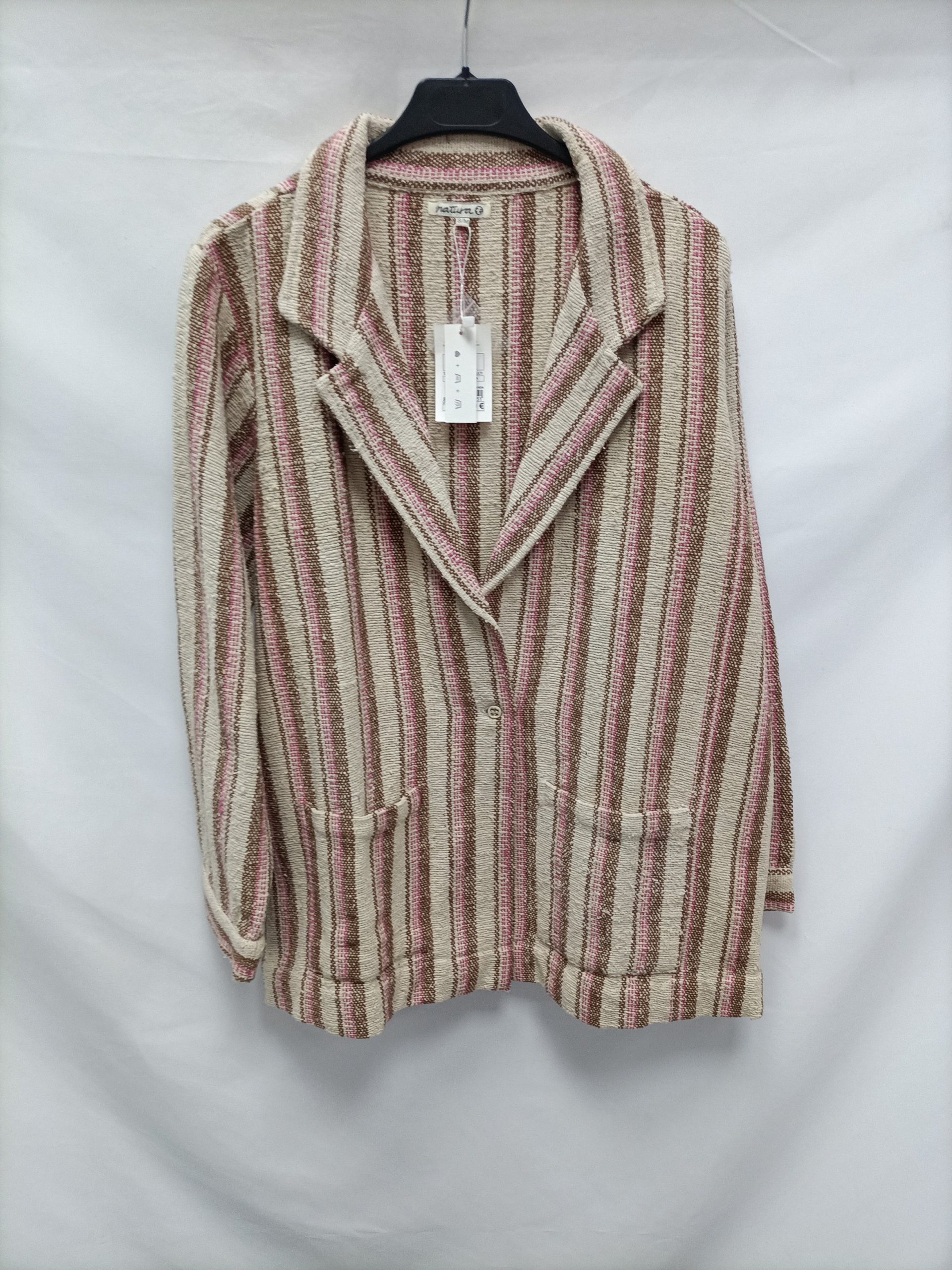 NATURA.Chaqueta rayas tipo blazer T.s/m