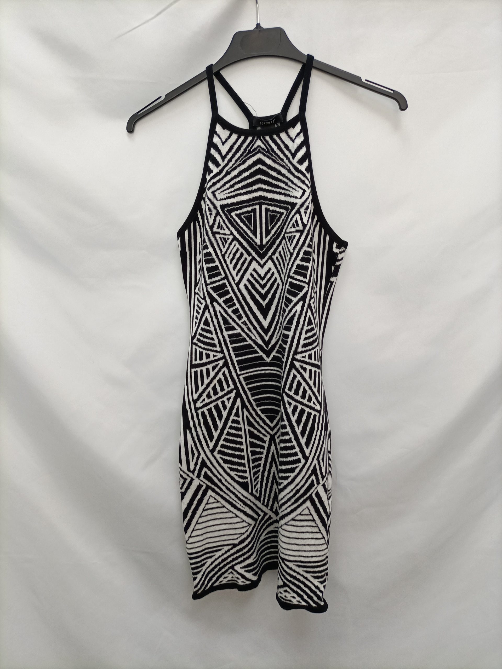 FOREVER21. Vestido punto étnico T.s