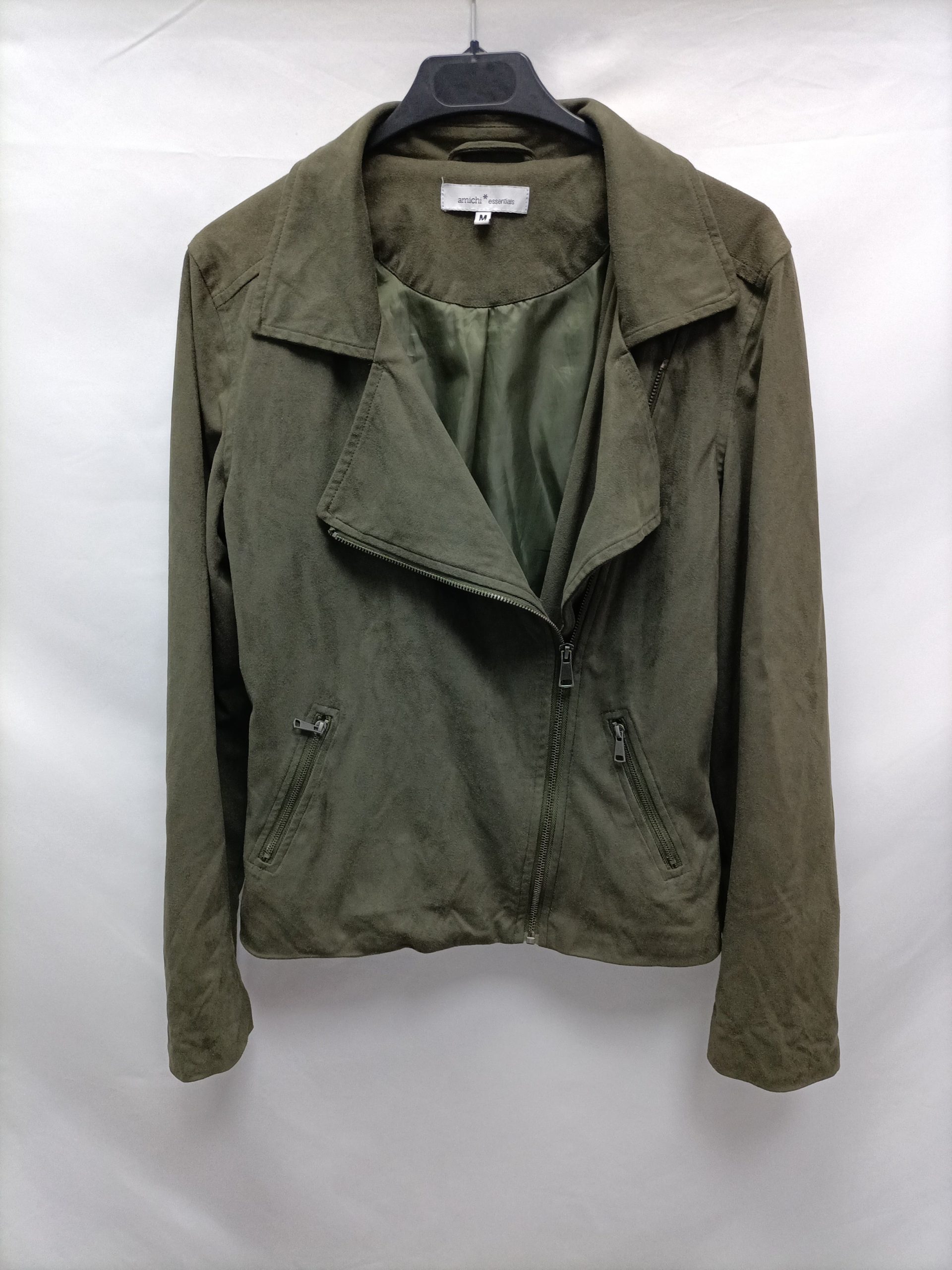 AMICHI. Cazadora verde Antelina T.m
