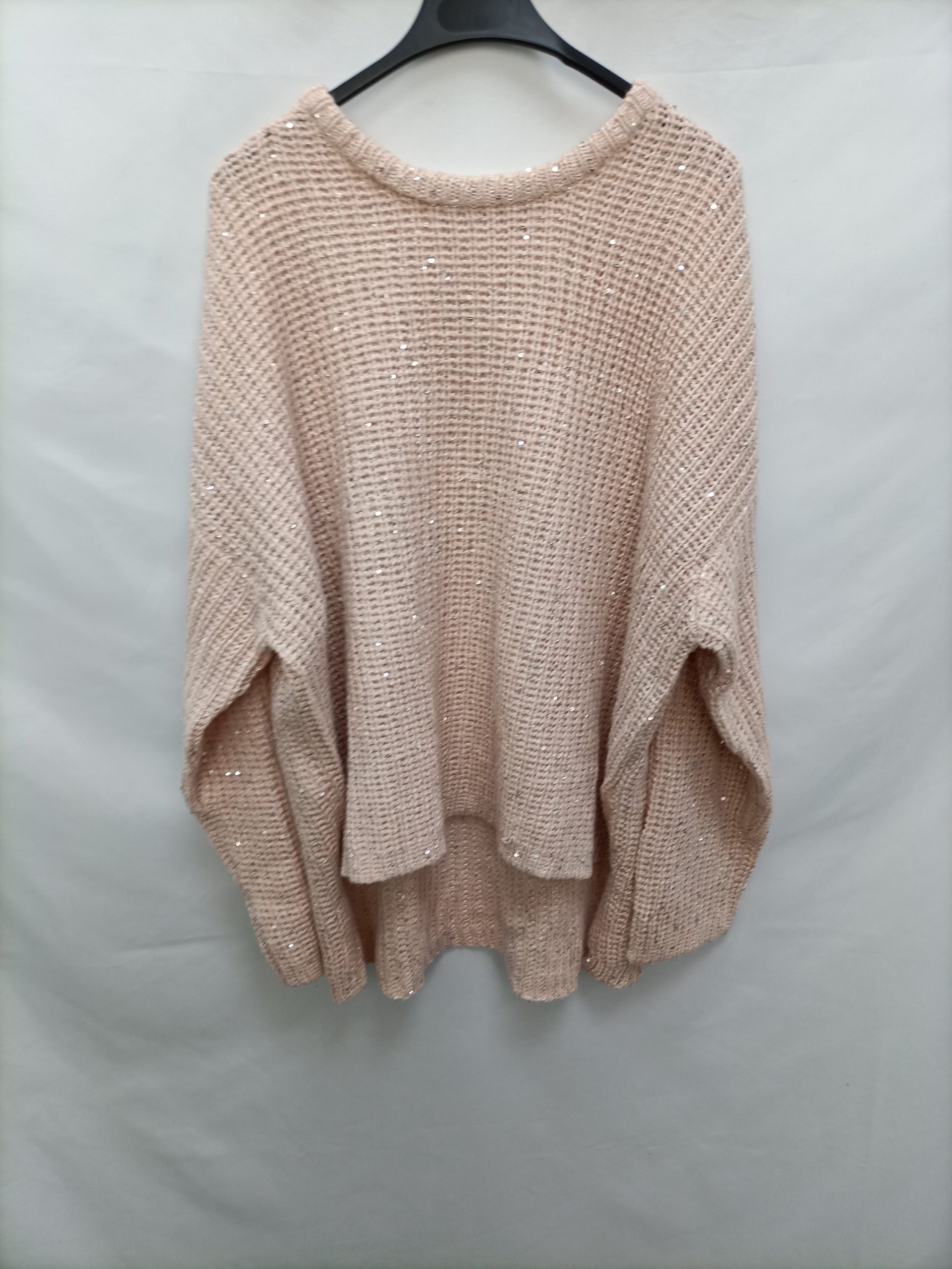 OTRAS. Jersey rosa lentejuelas T.u(l)