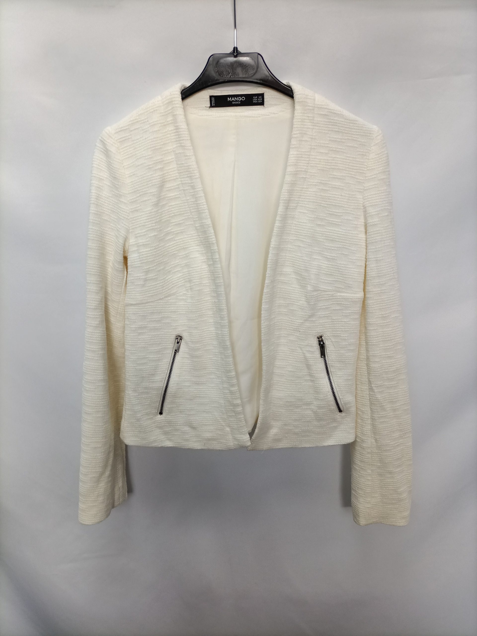 MANGO. Chaqueta tweed T.xs