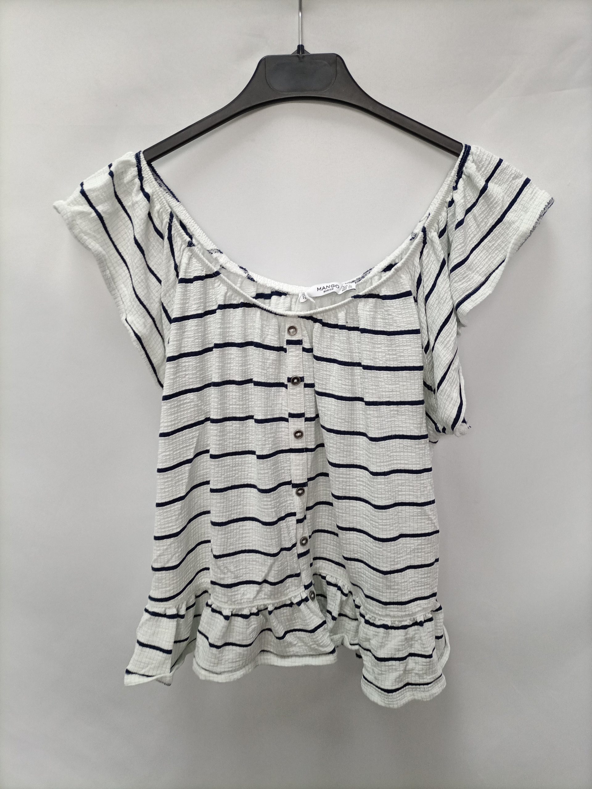 MANGO. Camiseta rayas marineras