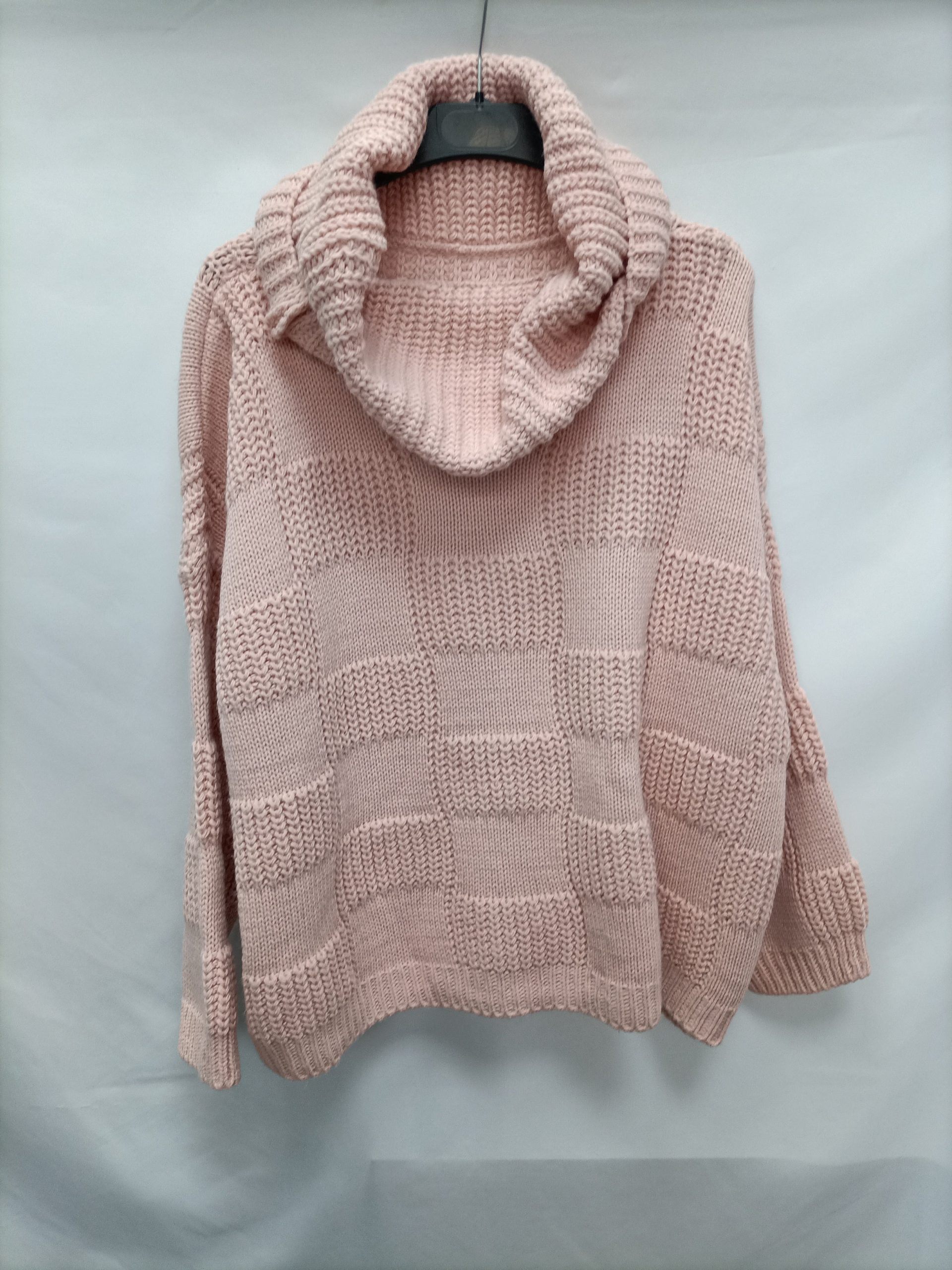 Paula.OTRAS. Jersey rosa cuadro T.u (s)