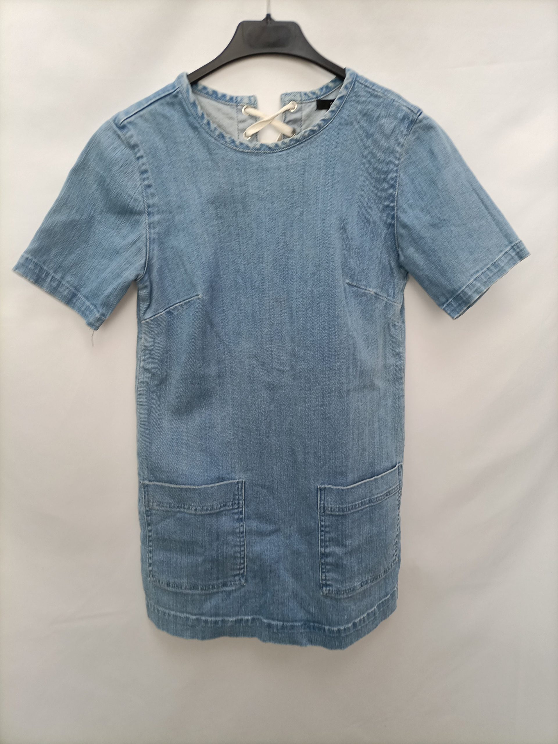 FOREVER21. Vestido denim corto T.s