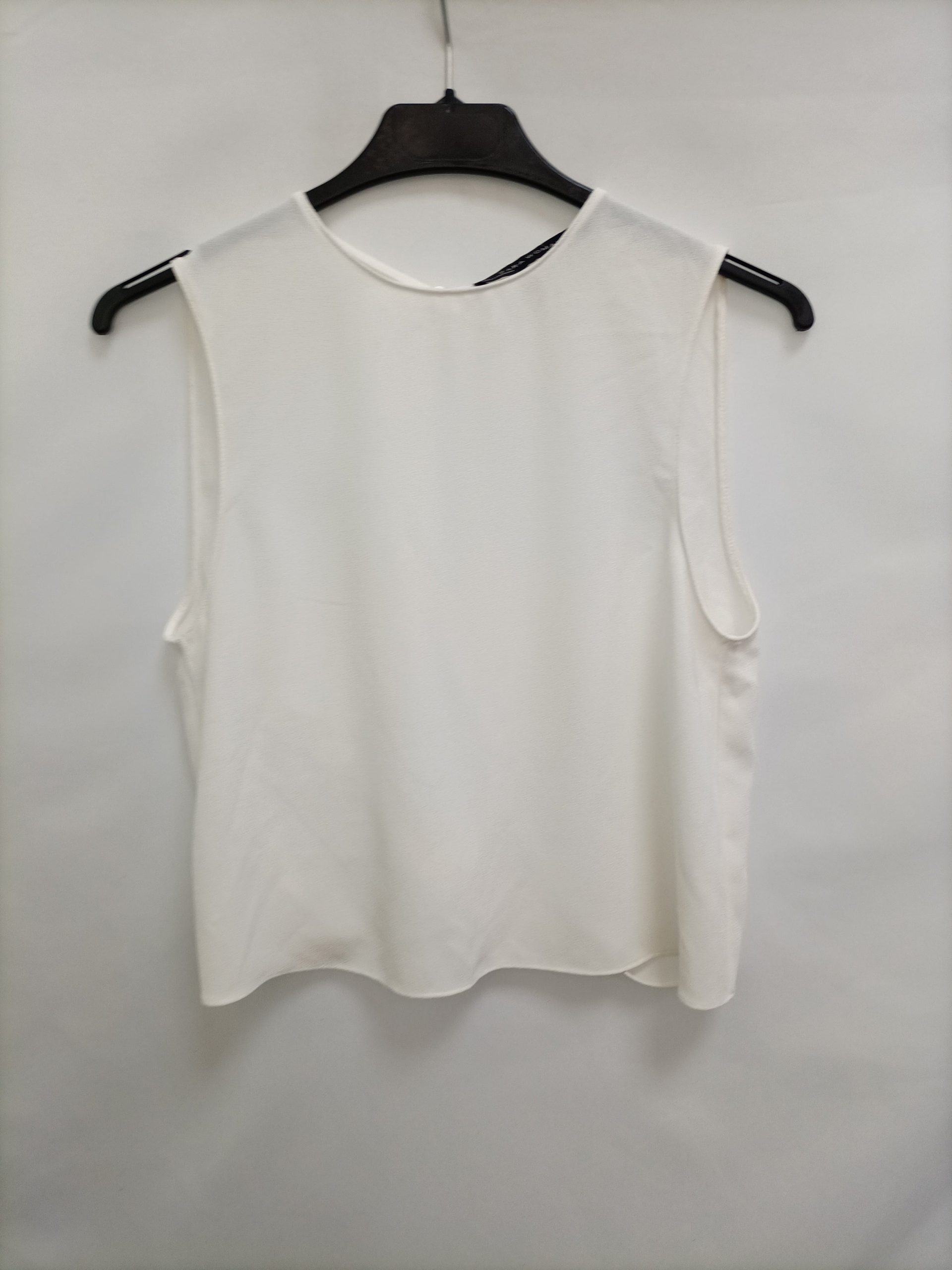 ZARA. Top blanco espalda nudo T.xs
