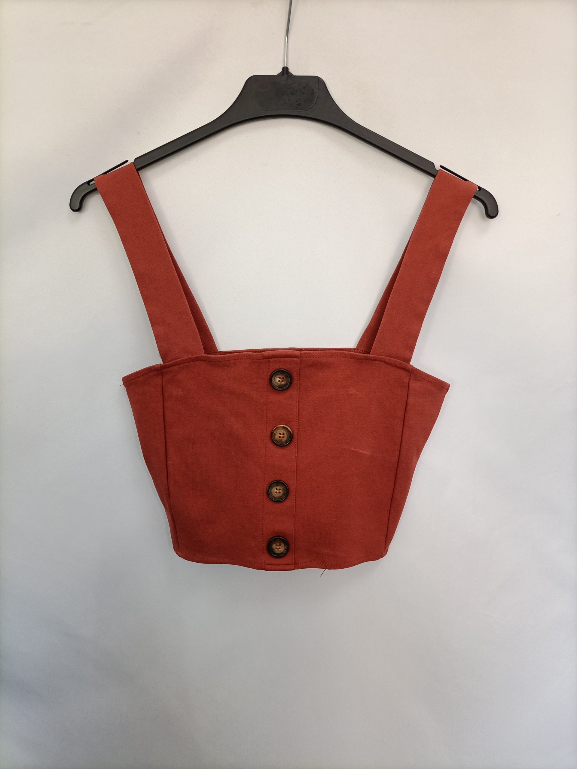 PULL&BEAR. Top Teja botones T.s