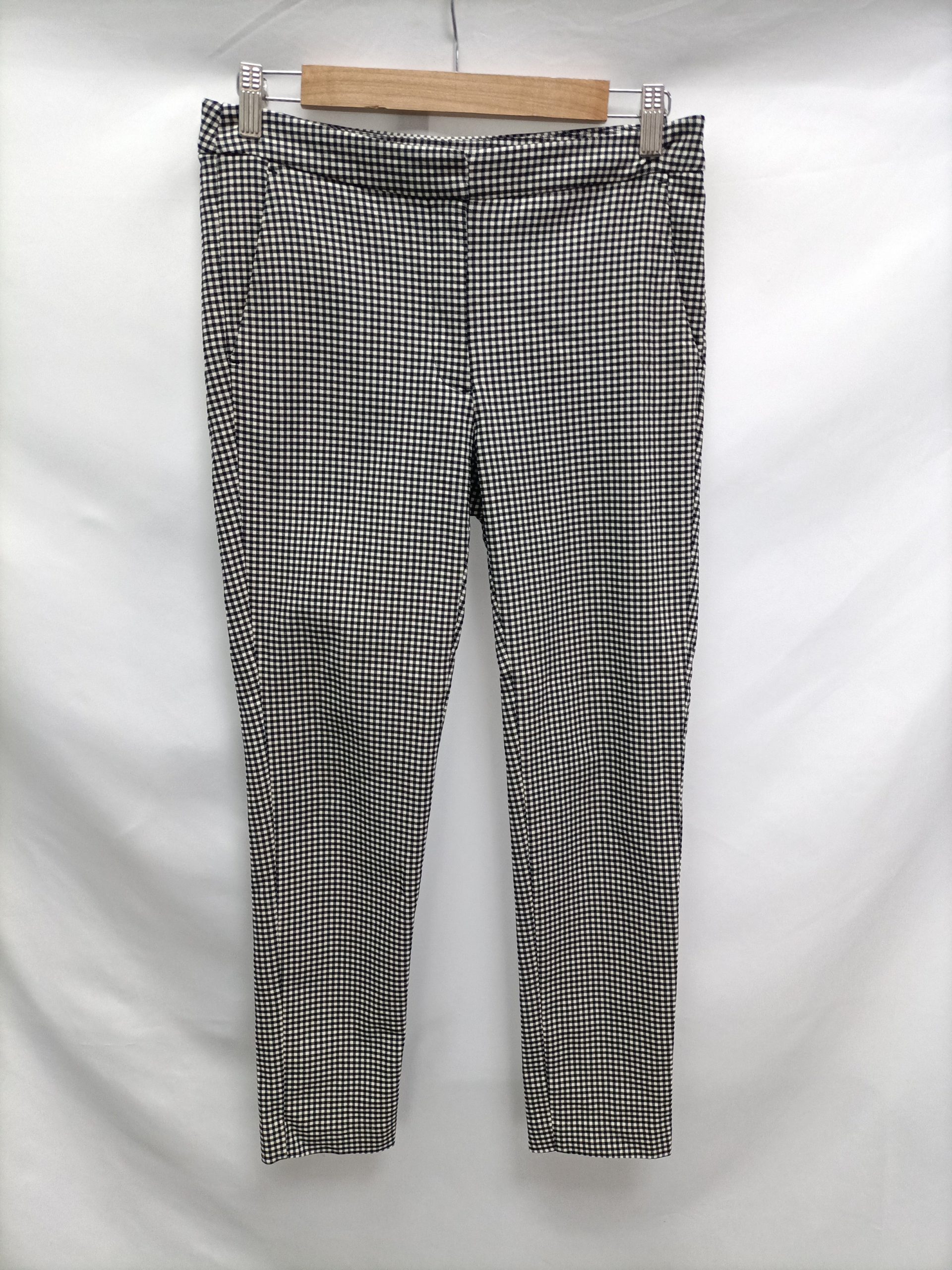 ZARA. Pantalón cuadros vichy T.m