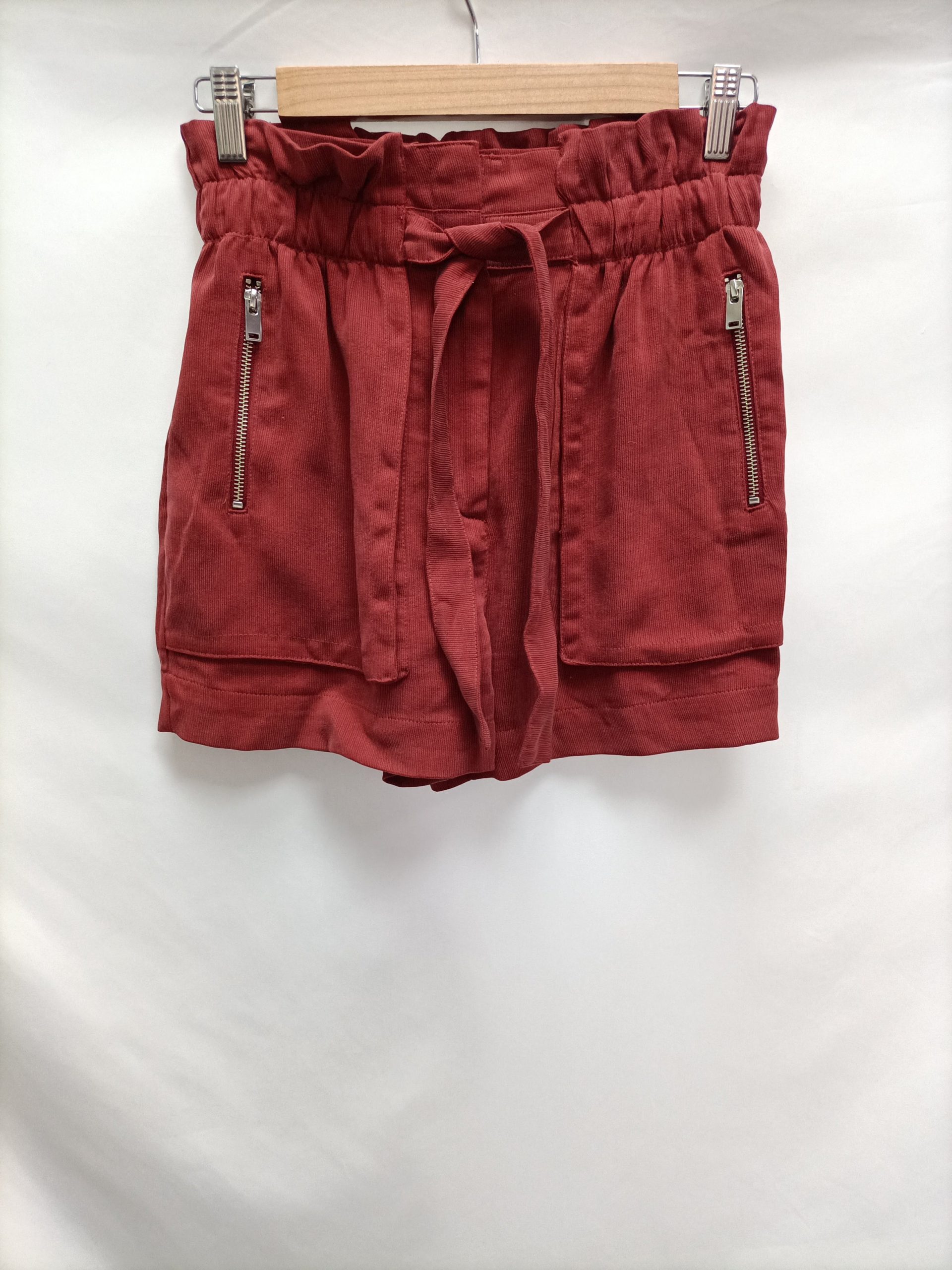 ZARA. Pantalón corto pana T.xs